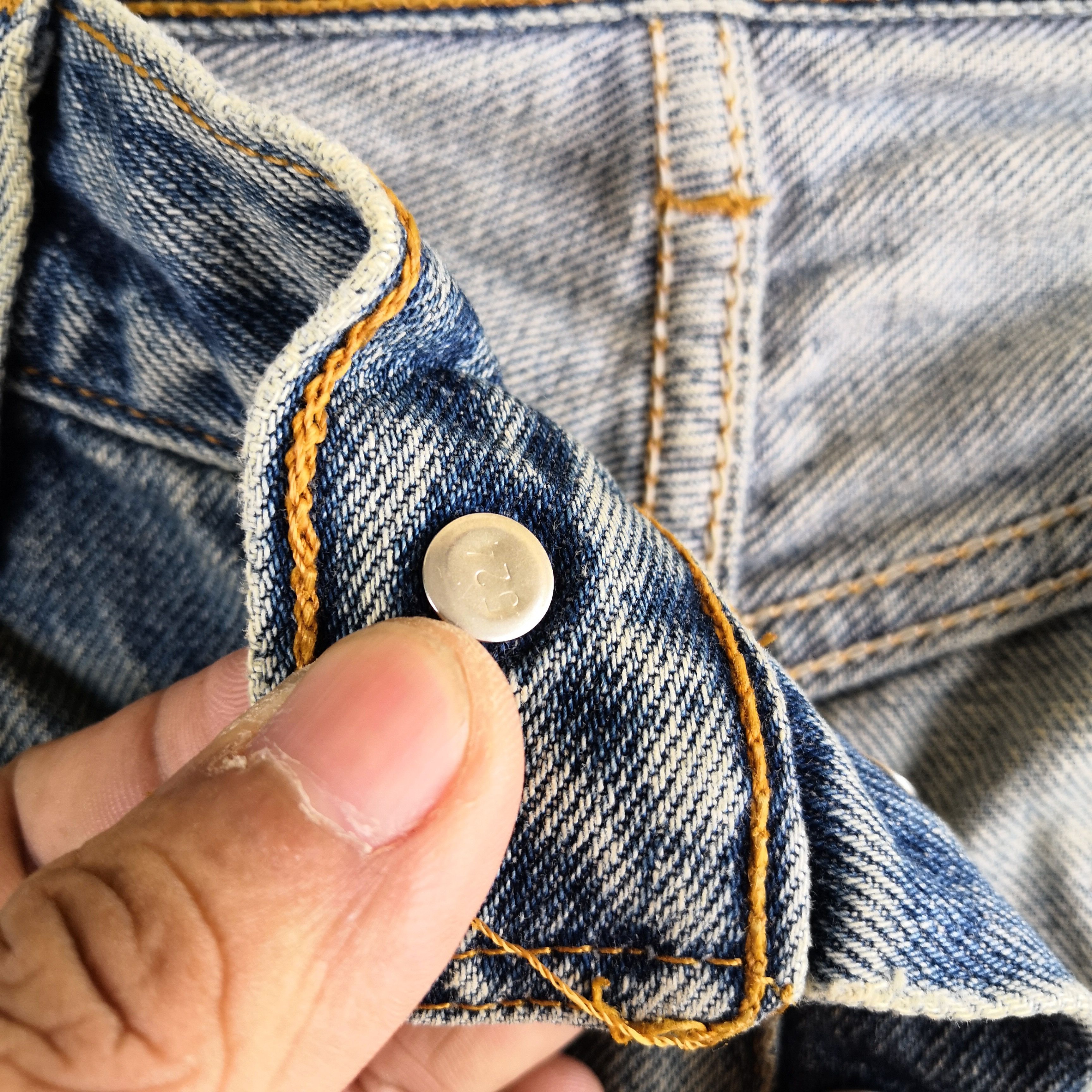 Levi's Vintage Levis 501xx Distressed Jeans Levi's Mud Wash Denim Size US 32 / EU 48 - 9 Thumbnail