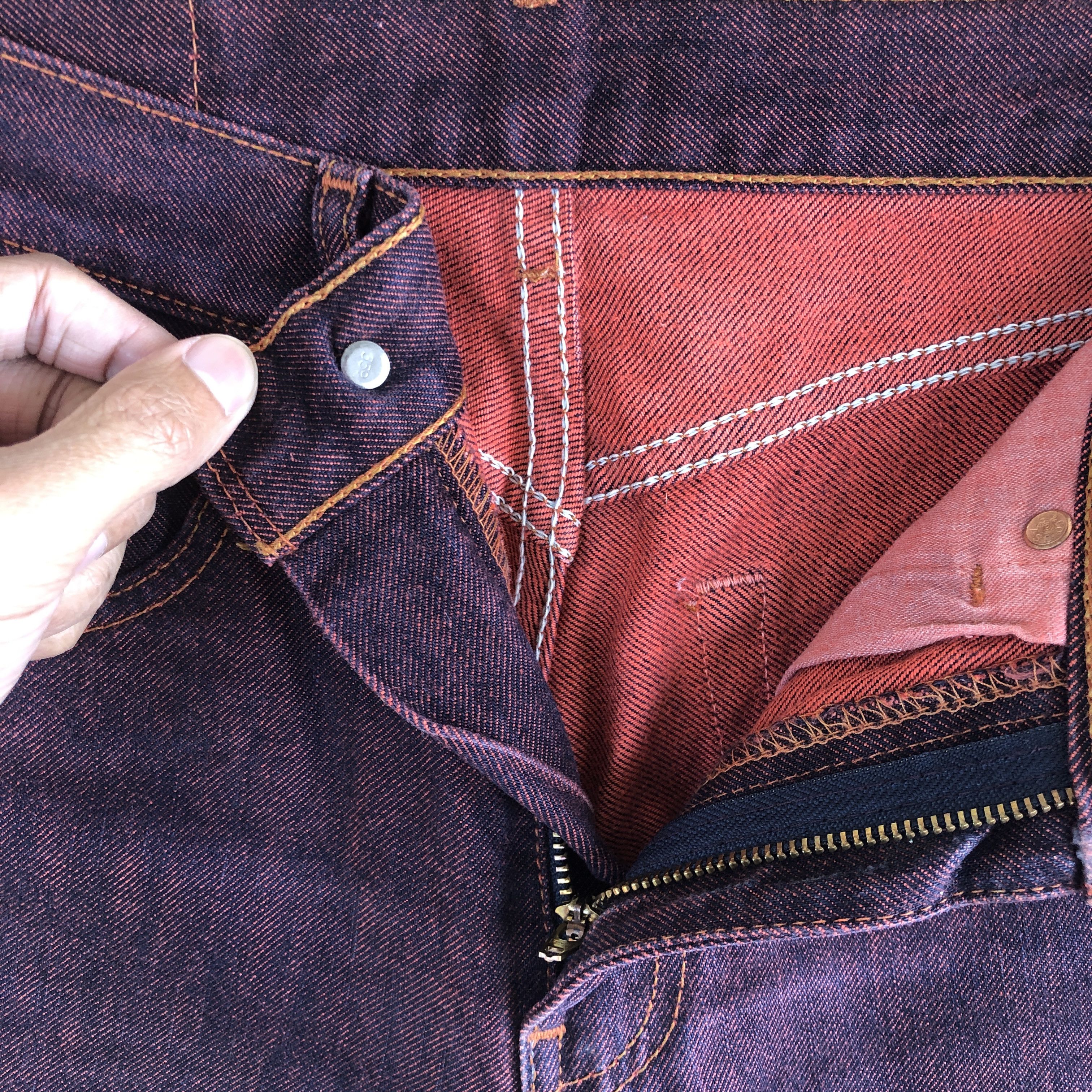 Levi's Vintage Levi's Jeans Purple Flare Levis 550 Denim Pants Size 26" / US 2 / IT 38 - 9 Thumbnail