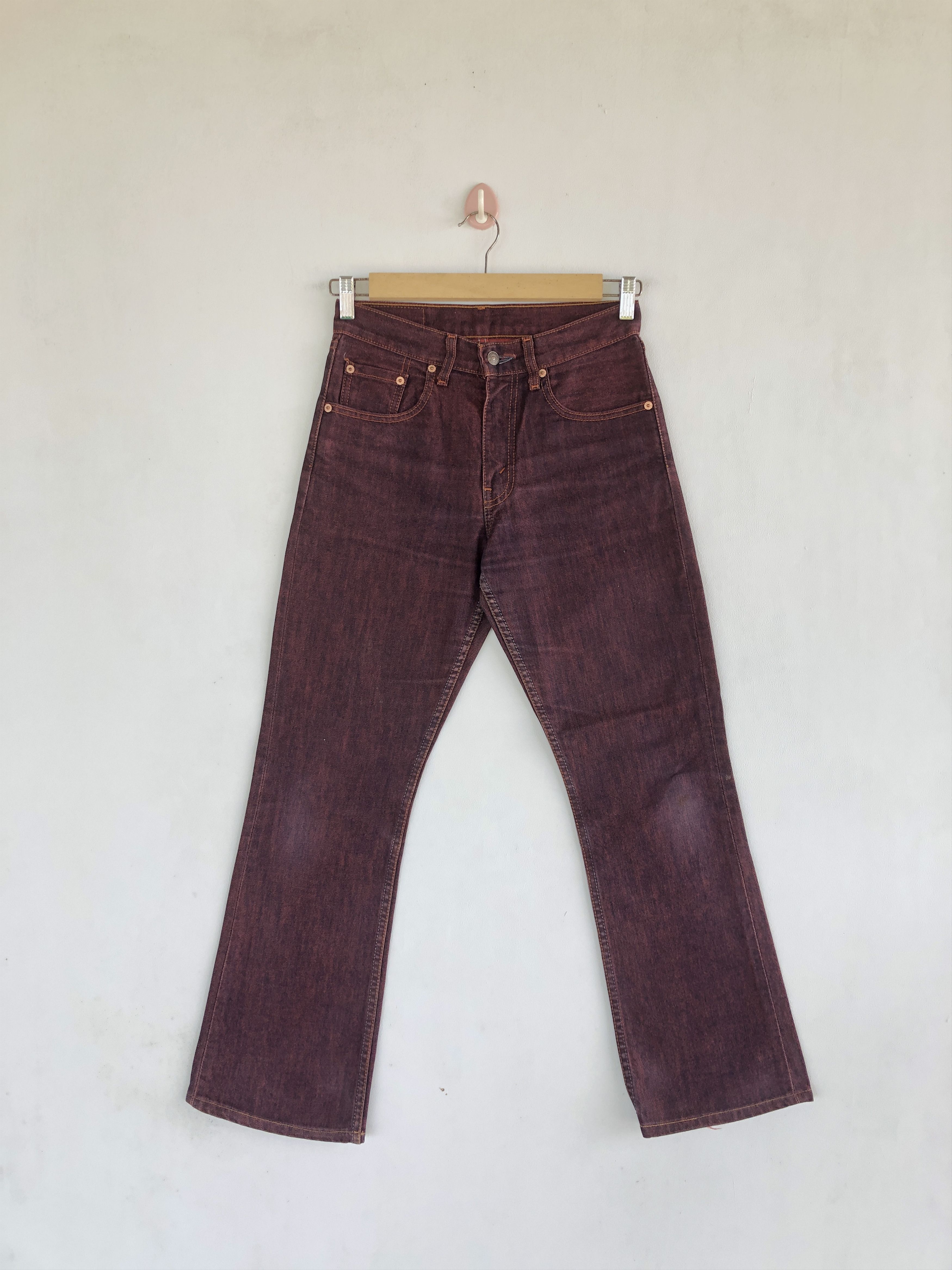 Levi's Vintage Levi's Jeans Purple Flare Levis 550 Denim Pants Size 26" / US 2 / IT 38 - 1 Thumbnail