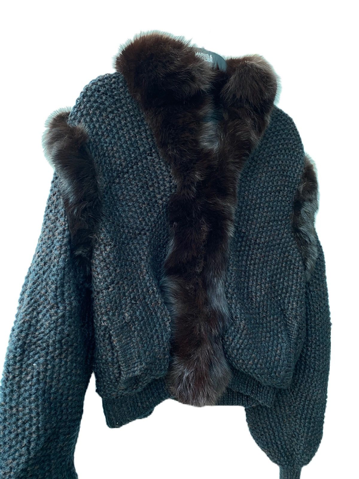 Other UNBRANDED JACKET KNIT FUR JACKET LUXURY STYLE MISSING TAG Size M / US 6-8 / IT 42-44 - 2 Thumbnail