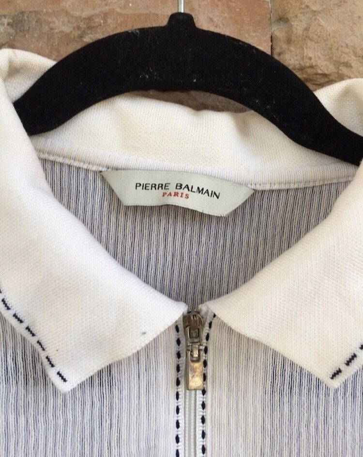Pierre Balmain Rare Vintage Pierre Balmain Seen Through Long Sleeve Tshirt Size US M / EU 48-50 / 2 - 4 Thumbnail
