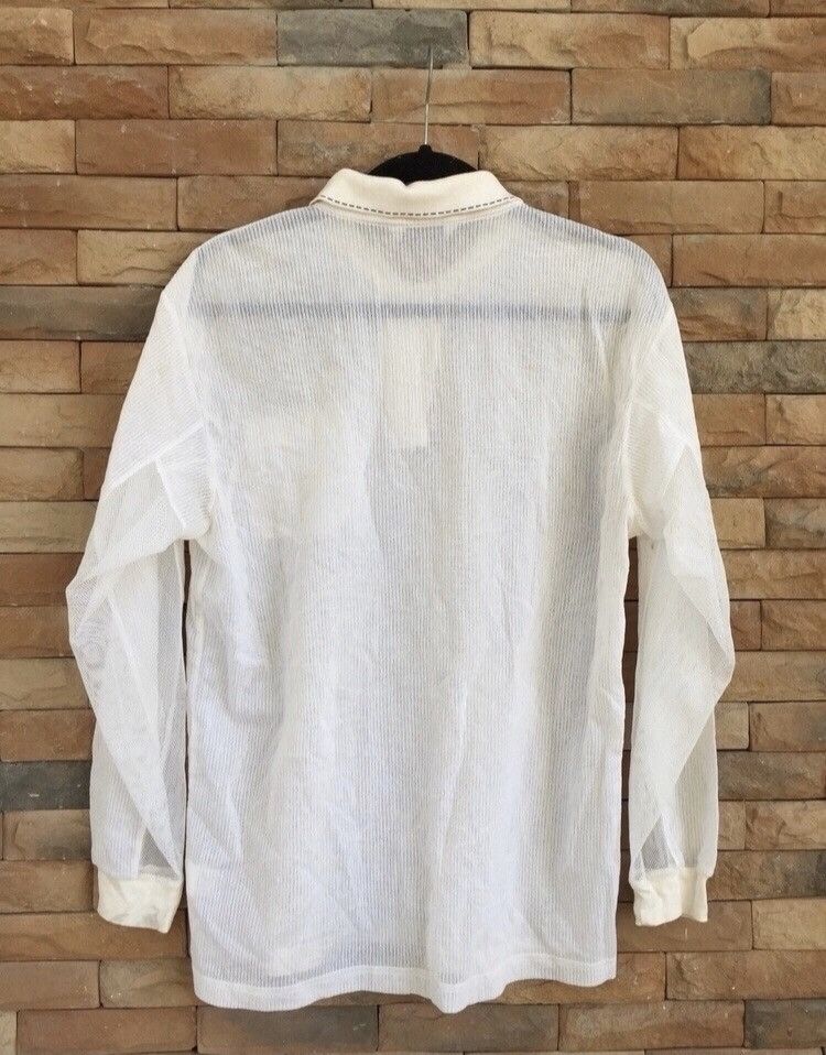 Pierre Balmain Rare Vintage Pierre Balmain Seen Through Long Sleeve Tshirt Size US M / EU 48-50 / 2 - 2 Thumbnail