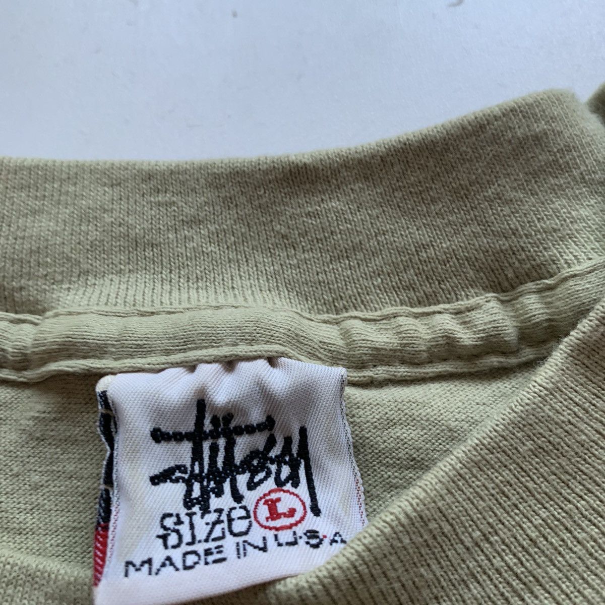 Vintage 90s Stussy Dog graphic t shirt single stitched rare