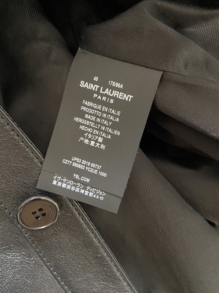Saint Laurent Paris SS19 Saint Laurent Runway Lamb Leather Jacket Size US M / EU 48-50 / 2 - 14 Thumbnail