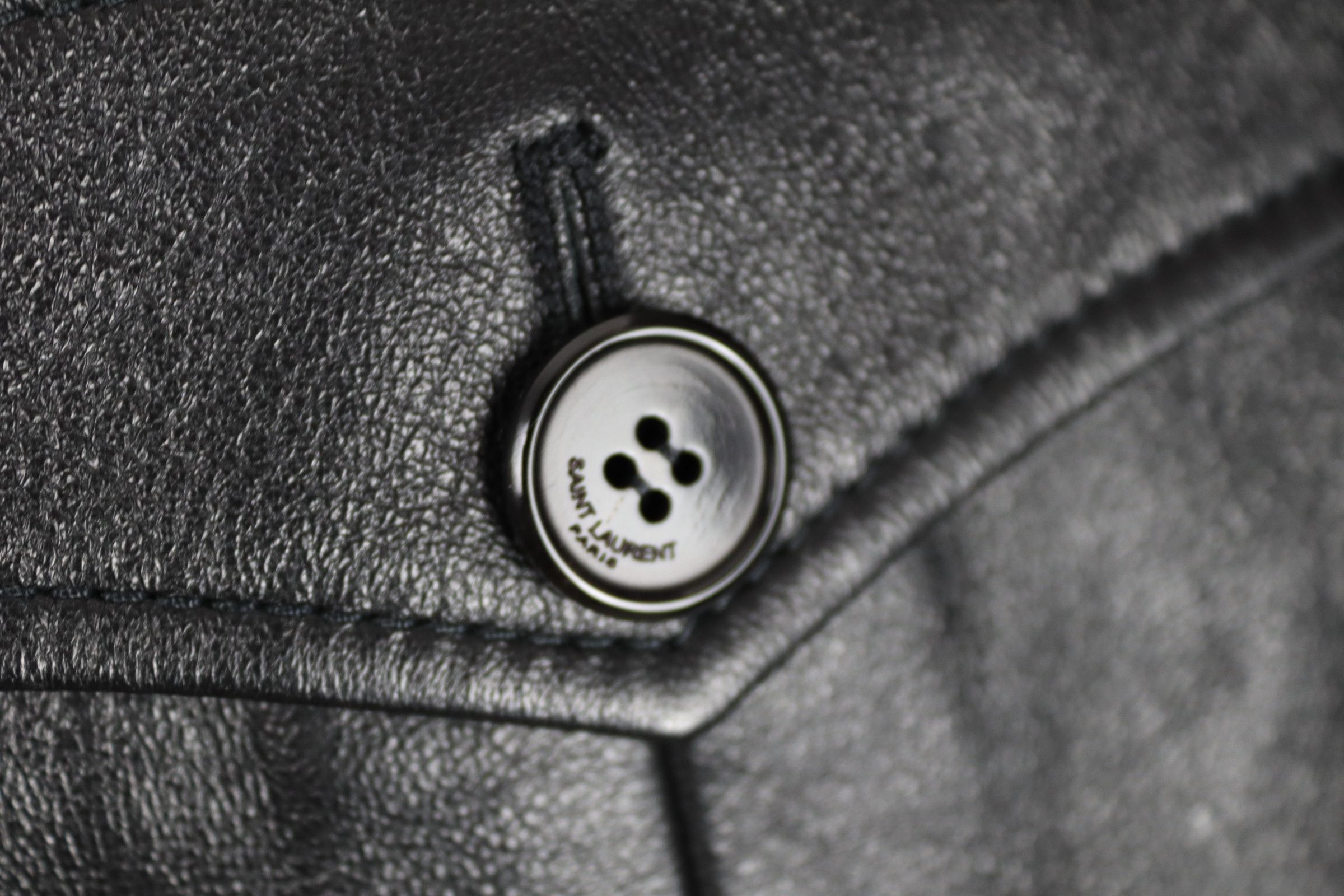 Saint Laurent Paris SS19 Saint Laurent Runway Lamb Leather Jacket Size US M / EU 48-50 / 2 - 12 Thumbnail