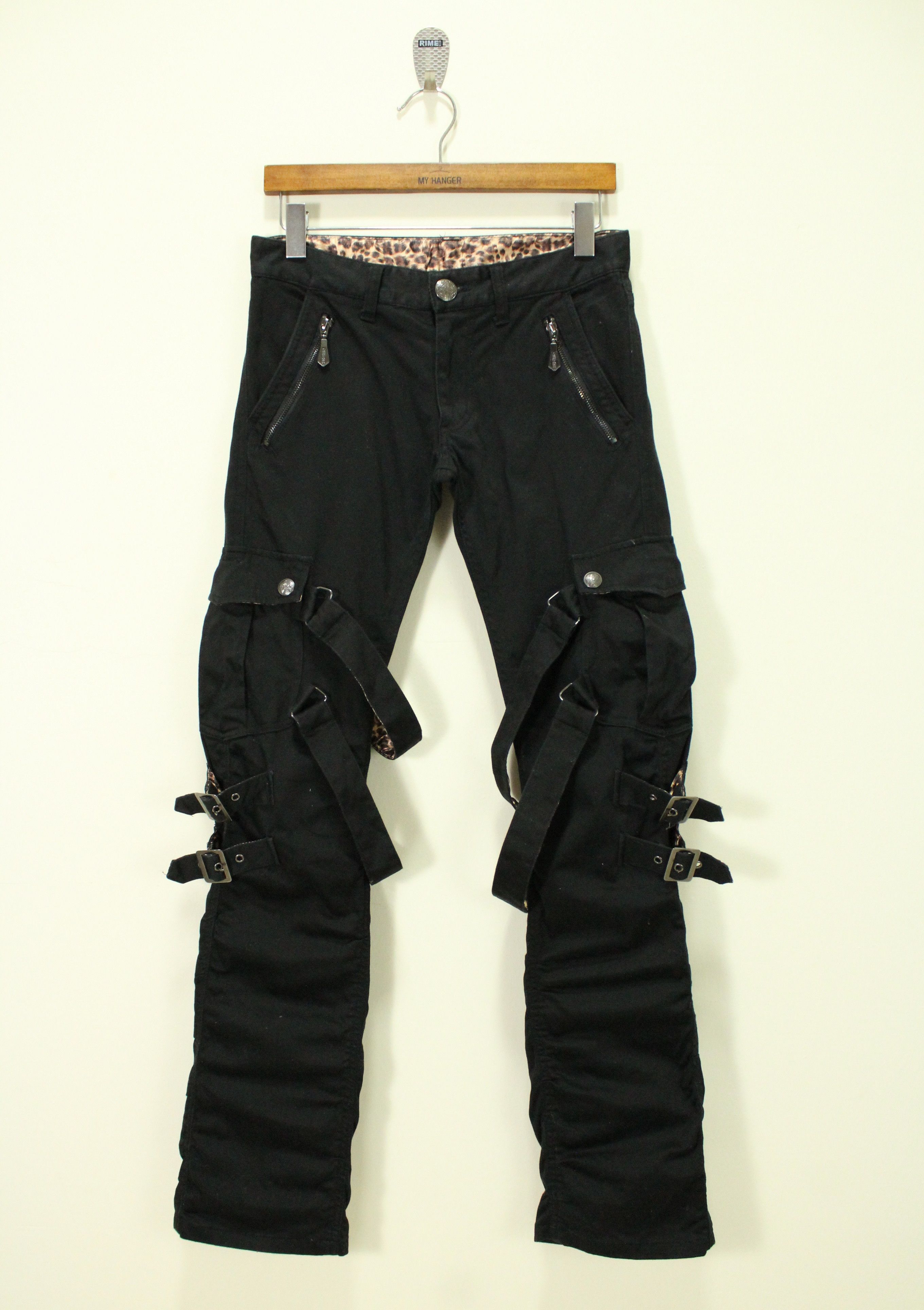 Beauty Beast SICK 🔥 BGSHO Pants Bondage Rebel Low Rise Stretchy Size US 30 / EU 46 - 3 Thumbnail