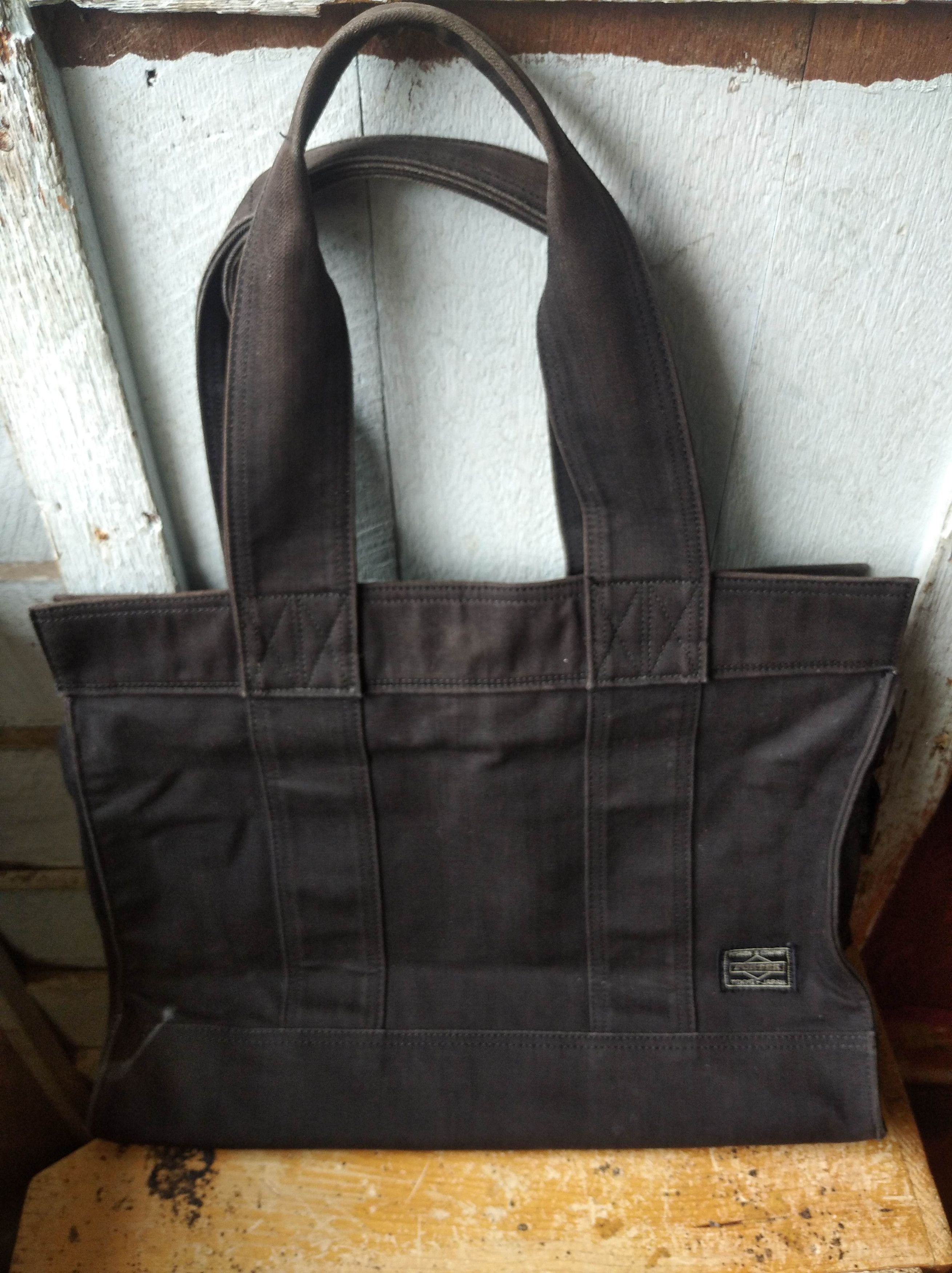 image of Porter Tote Canvas Bag in Black, Men's