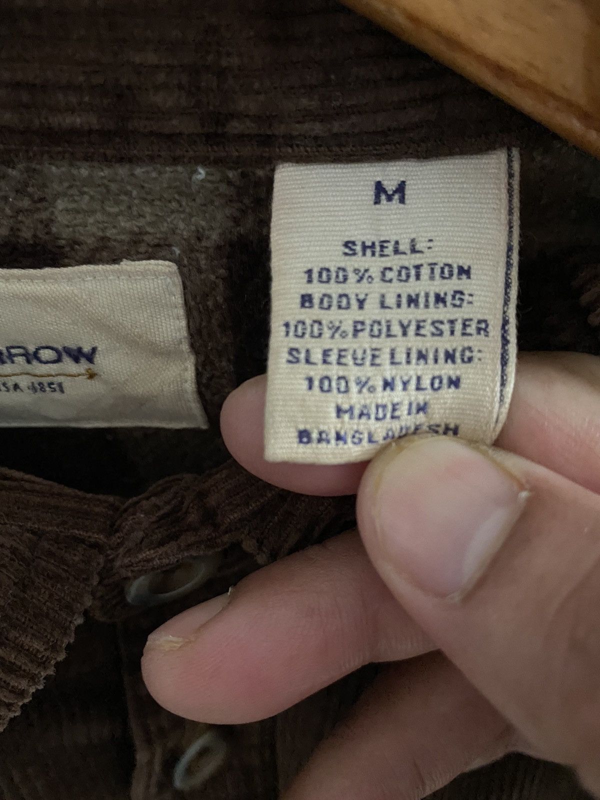 Arrow × Flannel × Vintage Arrow corduroy Button Shirt Size US M / EU 48-50 / 2 - 10 Thumbnail