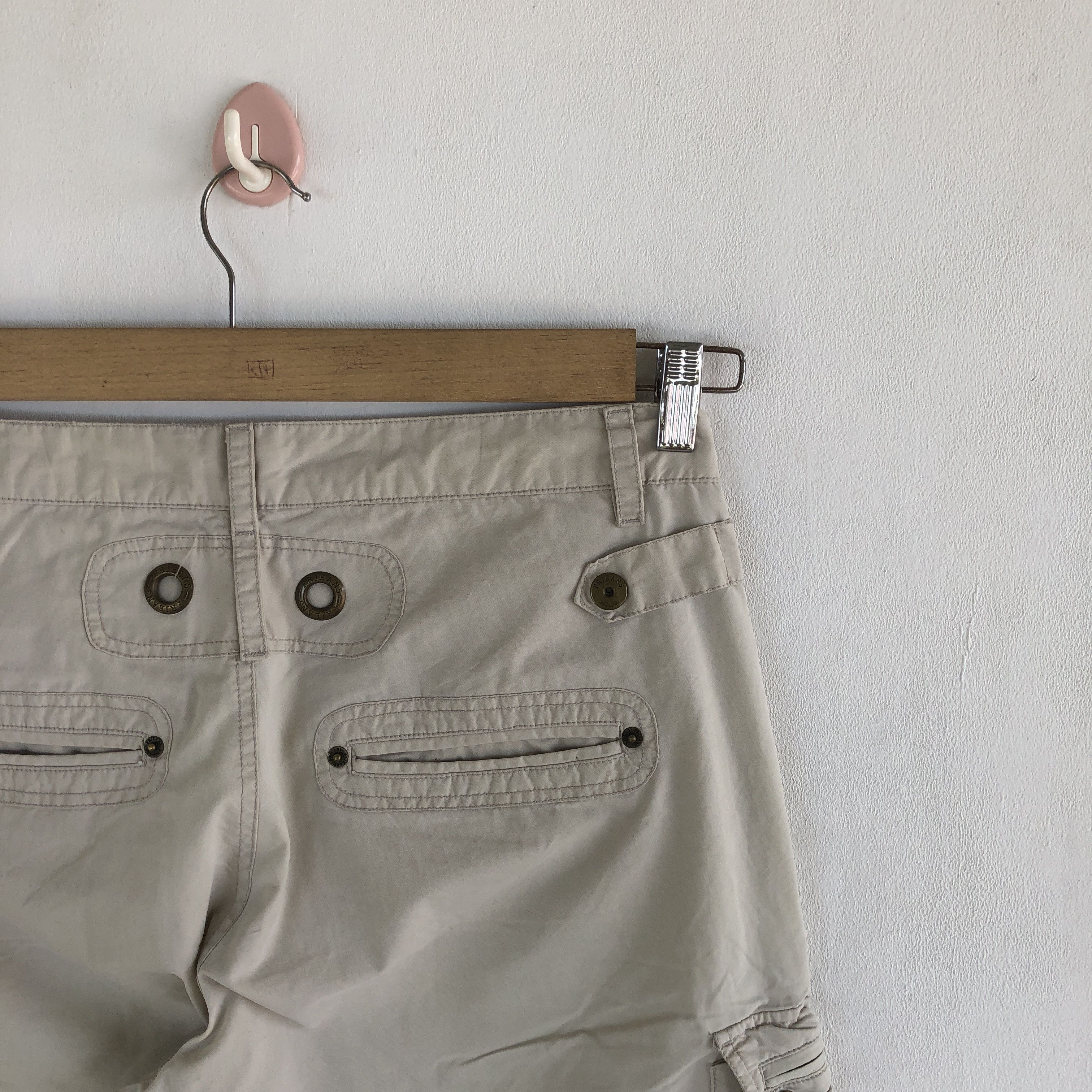 Japanese Brand × Vintage FRJ Jeans Cargo Pants Multi Pocket Gas Mask Cargo Trousers Size US 30 / EU 46 - 7 Thumbnail