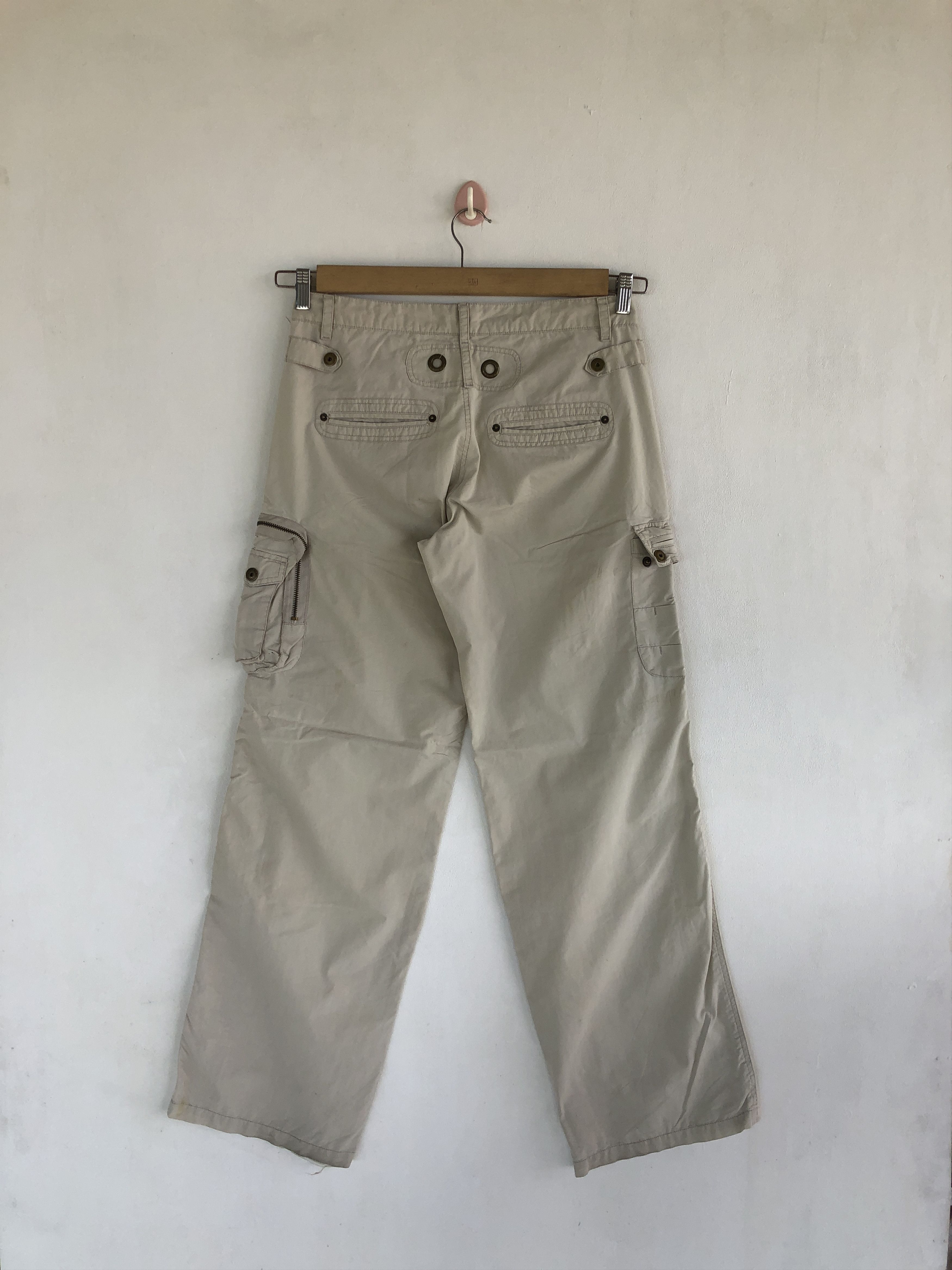 Japanese Brand × Vintage FRJ Jeans Cargo Pants Multi Pocket Gas Mask Cargo Trousers Size US 30 / EU 46 - 2 Thumbnail