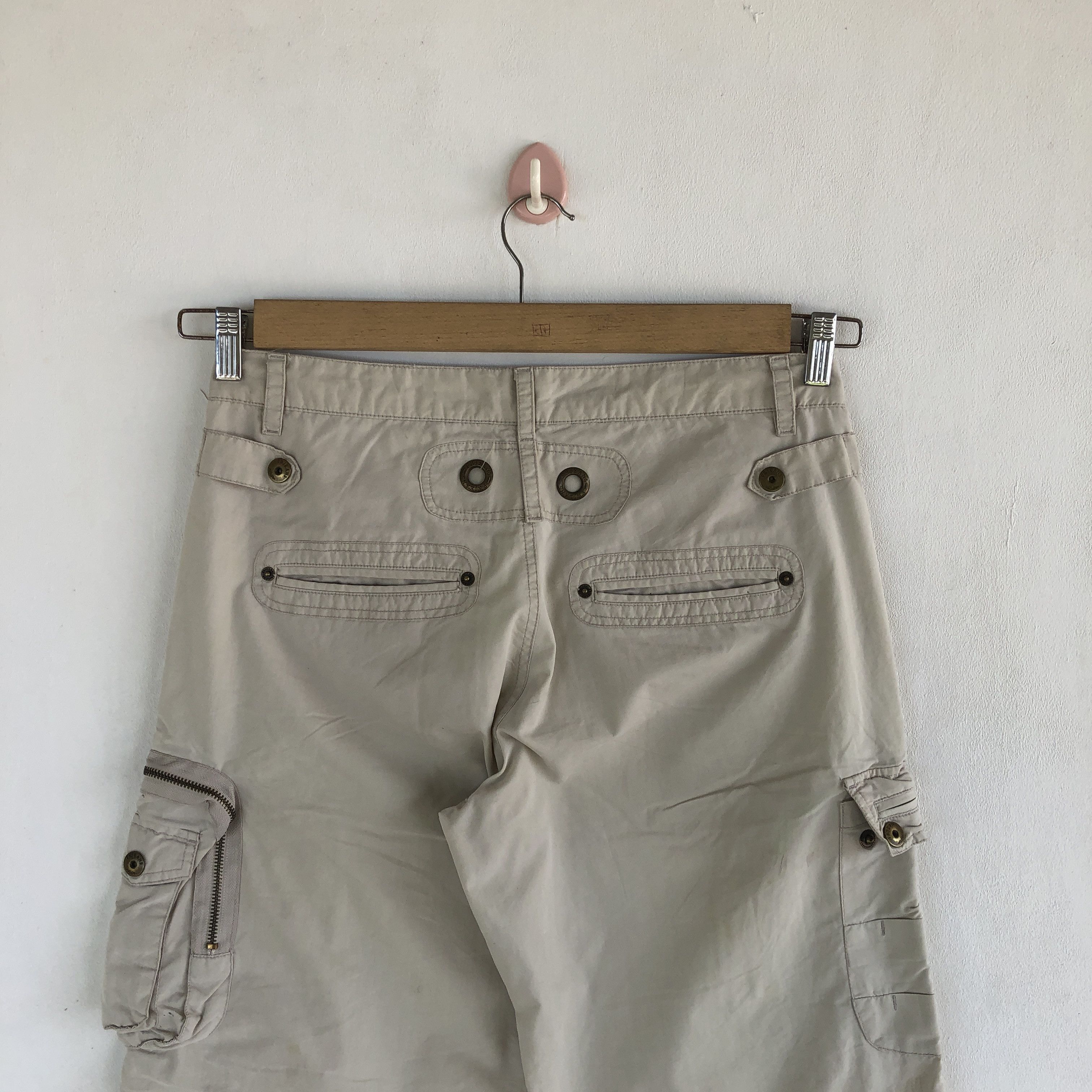 Japanese Brand × Vintage FRJ Jeans Cargo Pants Multi Pocket Gas Mask Cargo Trousers Size US 30 / EU 46 - 4 Thumbnail