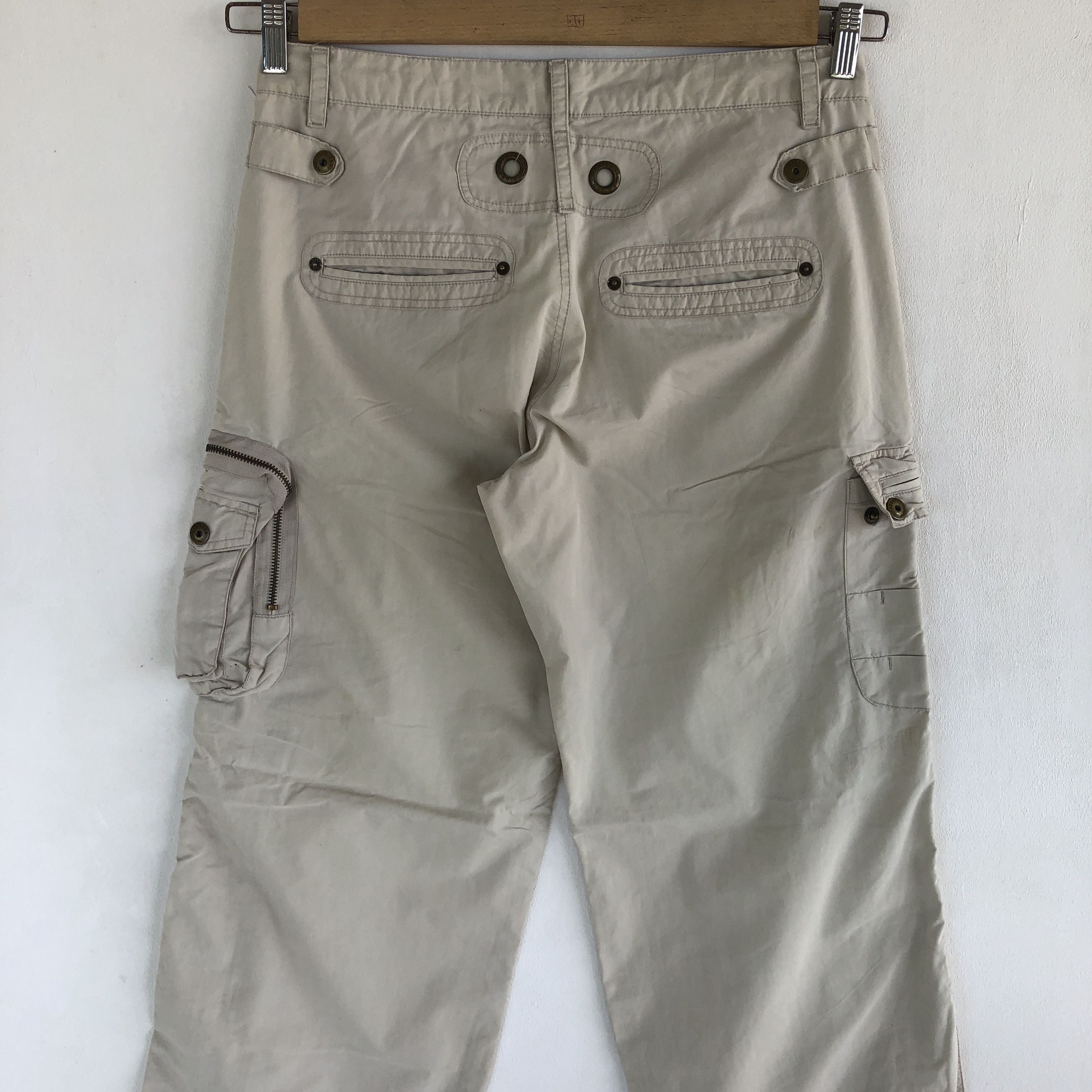 Japanese Brand × Vintage FRJ Jeans Cargo Pants Multi Pocket Gas Mask Cargo Trousers Size US 30 / EU 46 - 6 Thumbnail