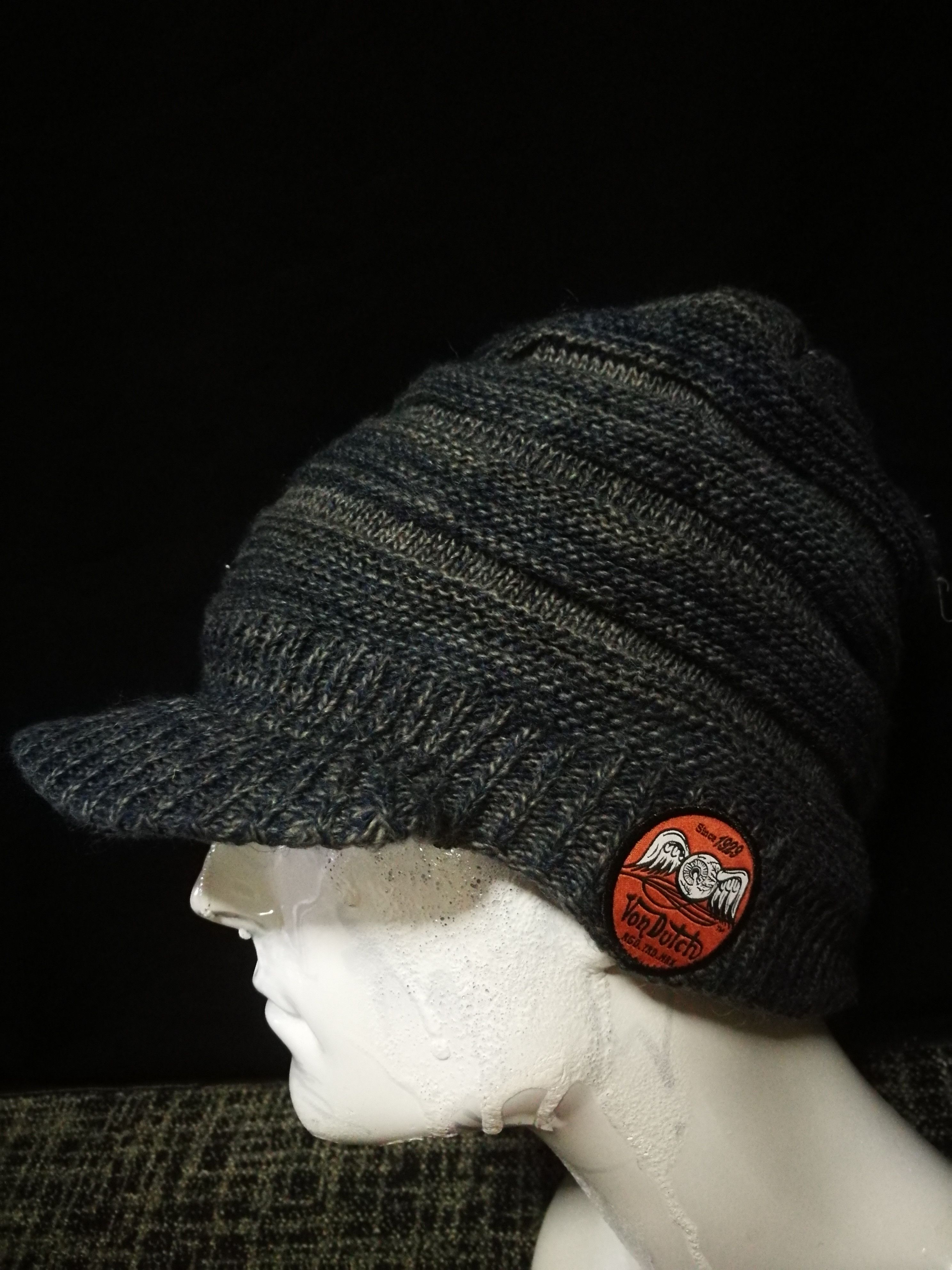 Japanese Brand × Von Dutch Von Dutch Beanie With Visor Hat Size ONE SIZE - 1 Thumbnail