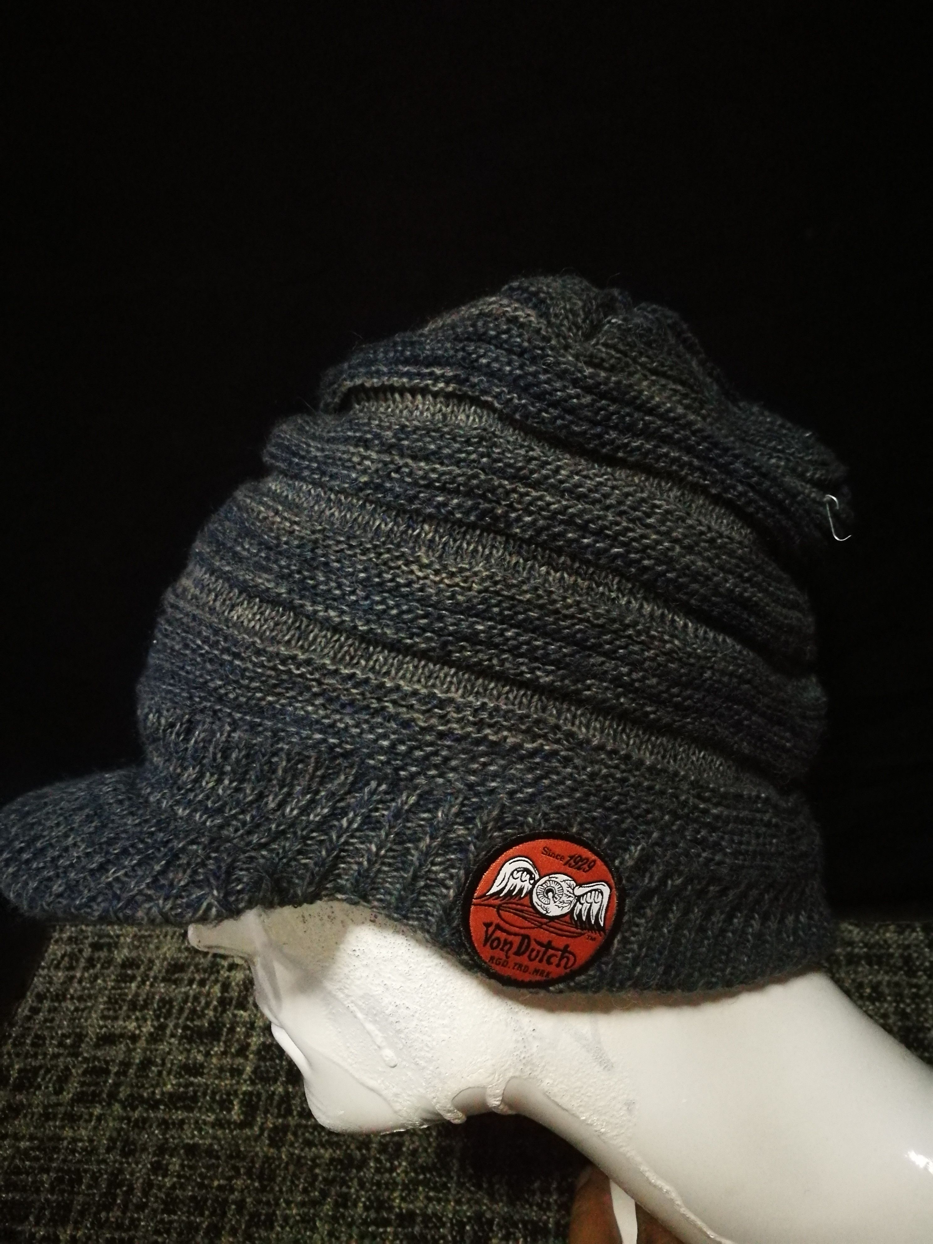 Japanese Brand × Von Dutch Von Dutch Beanie With Visor Hat Size ONE SIZE - 6 Thumbnail