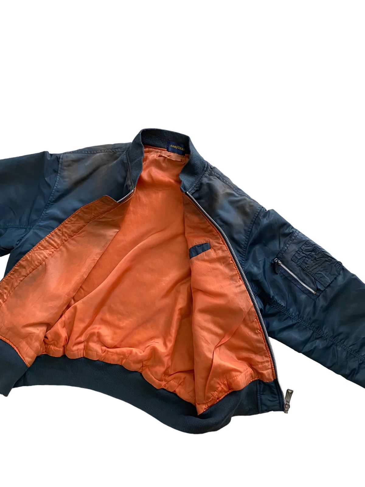 Japanese Brand × Vintage vintage Good Year Ma-1 bomber jacket faded Colour vintage Size US L / EU 52-54 / 3 - 12 Thumbnail