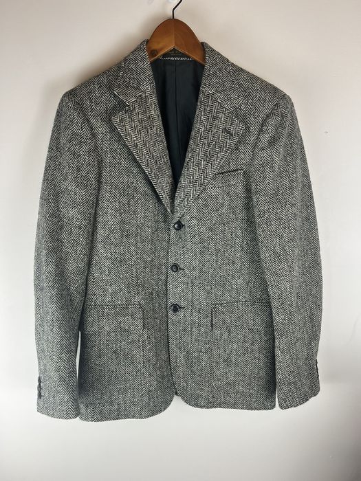 Harris Tweed Double RL Tailoring Co Harris Tweed Blazer Jacket | Grailed