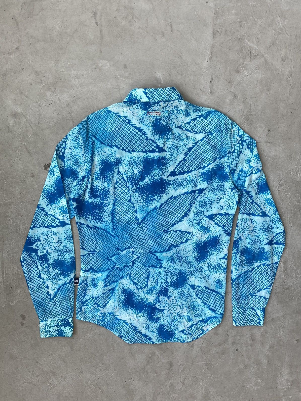 Jean Paul Gaultier Jean Paul Gaultier Weed Psychedelic Shirt Size US L / EU 52-54 / 3 - 2 Thumbnail