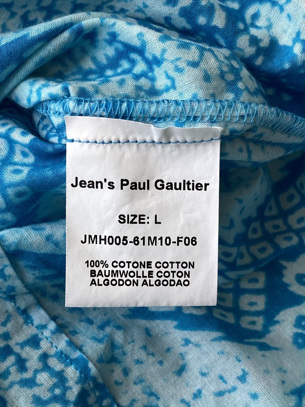 Jean Paul Gaultier Jean Paul Gaultier Weed Psychedelic Shirt Size US L / EU 52-54 / 3 - 10 Thumbnail