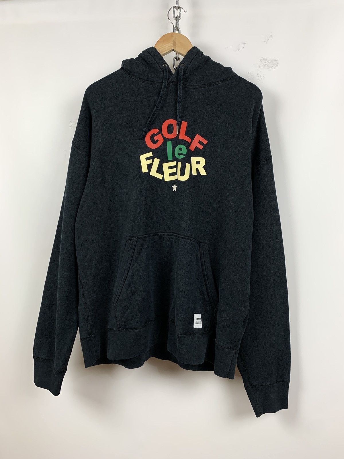 Converse Converse x Golf Wang Golf Le Fleure Faded Black Hoodie Size US L / EU 52-54 / 3 - 5 Thumbnail