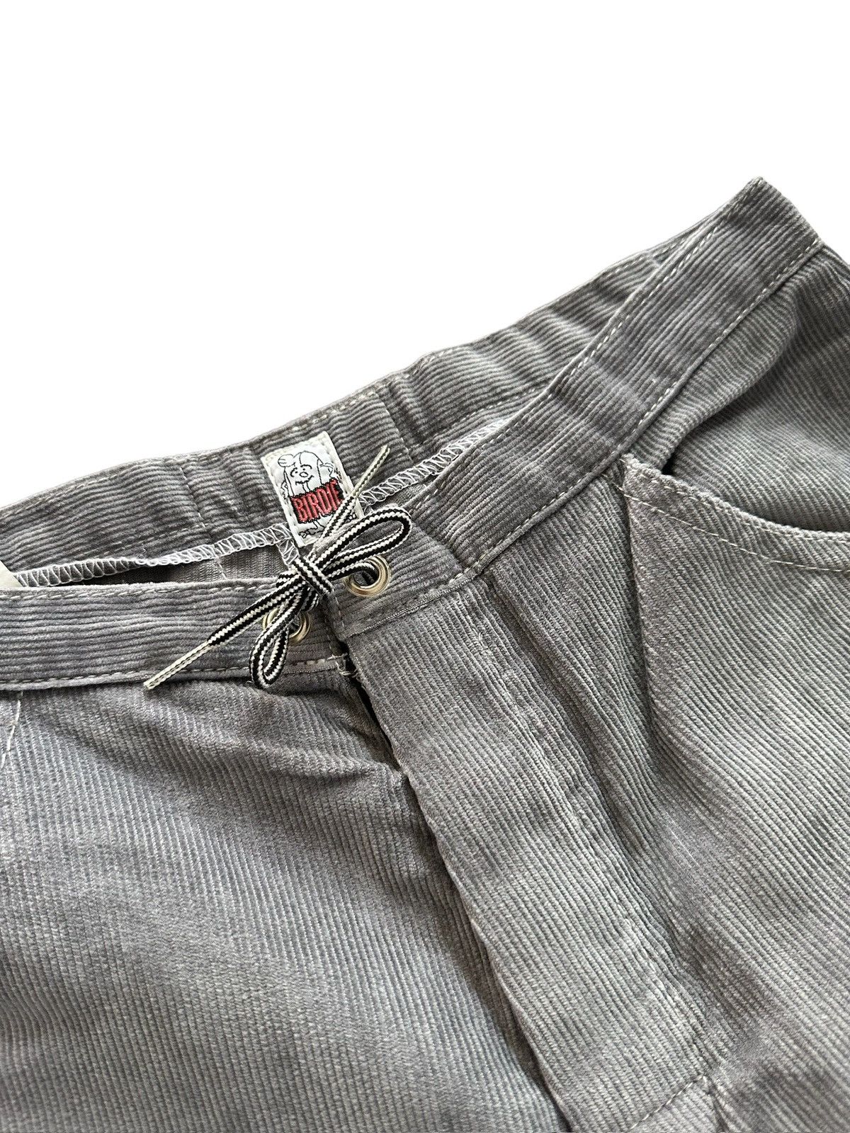 Japanese Brand Birdwell Beach Breachest Corduroy lace up short pants Size US 29 - 5 Thumbnail