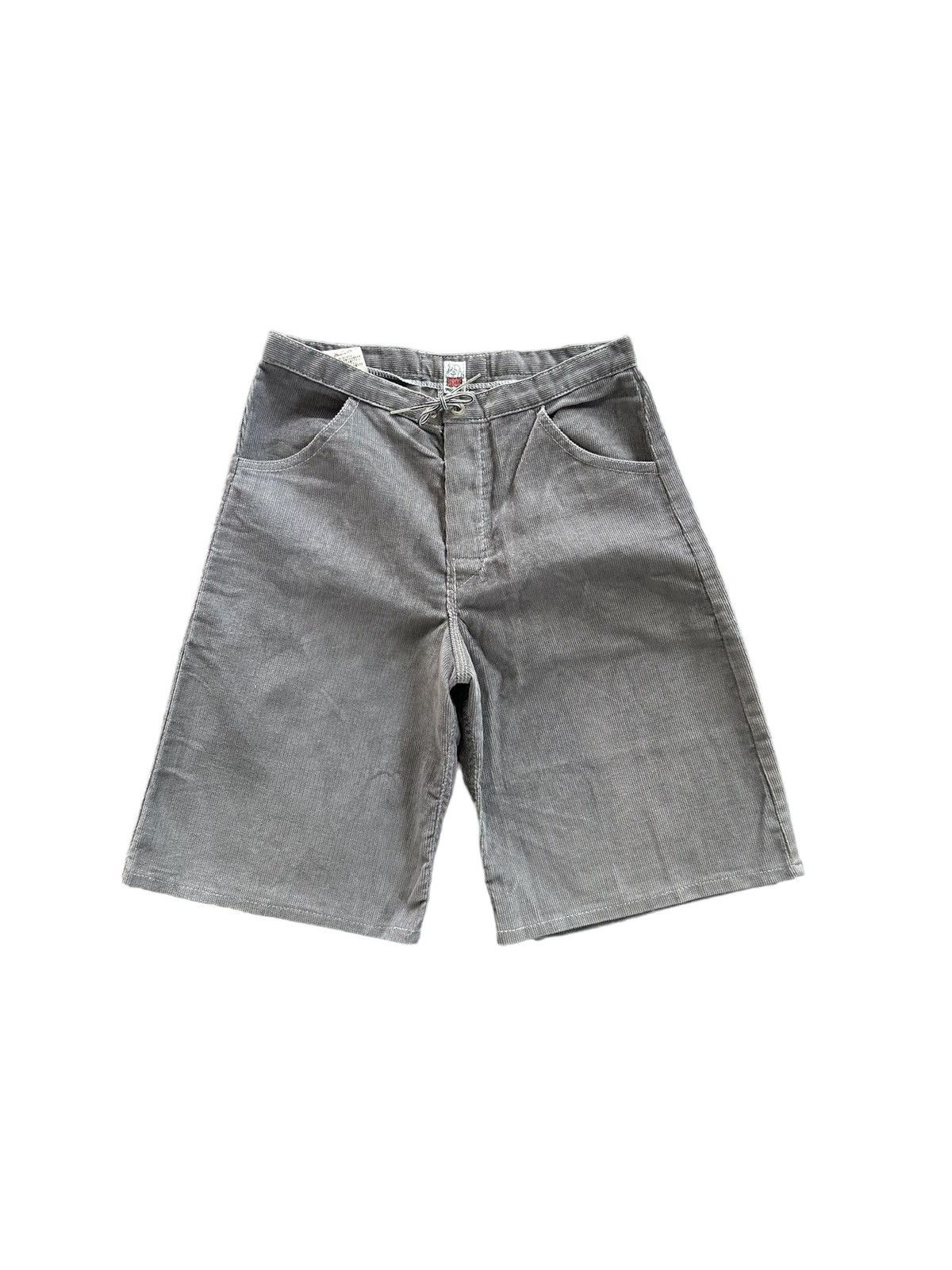 Japanese Brand Birdwell Beach Breachest Corduroy lace up short pants Size US 29 - 3 Thumbnail