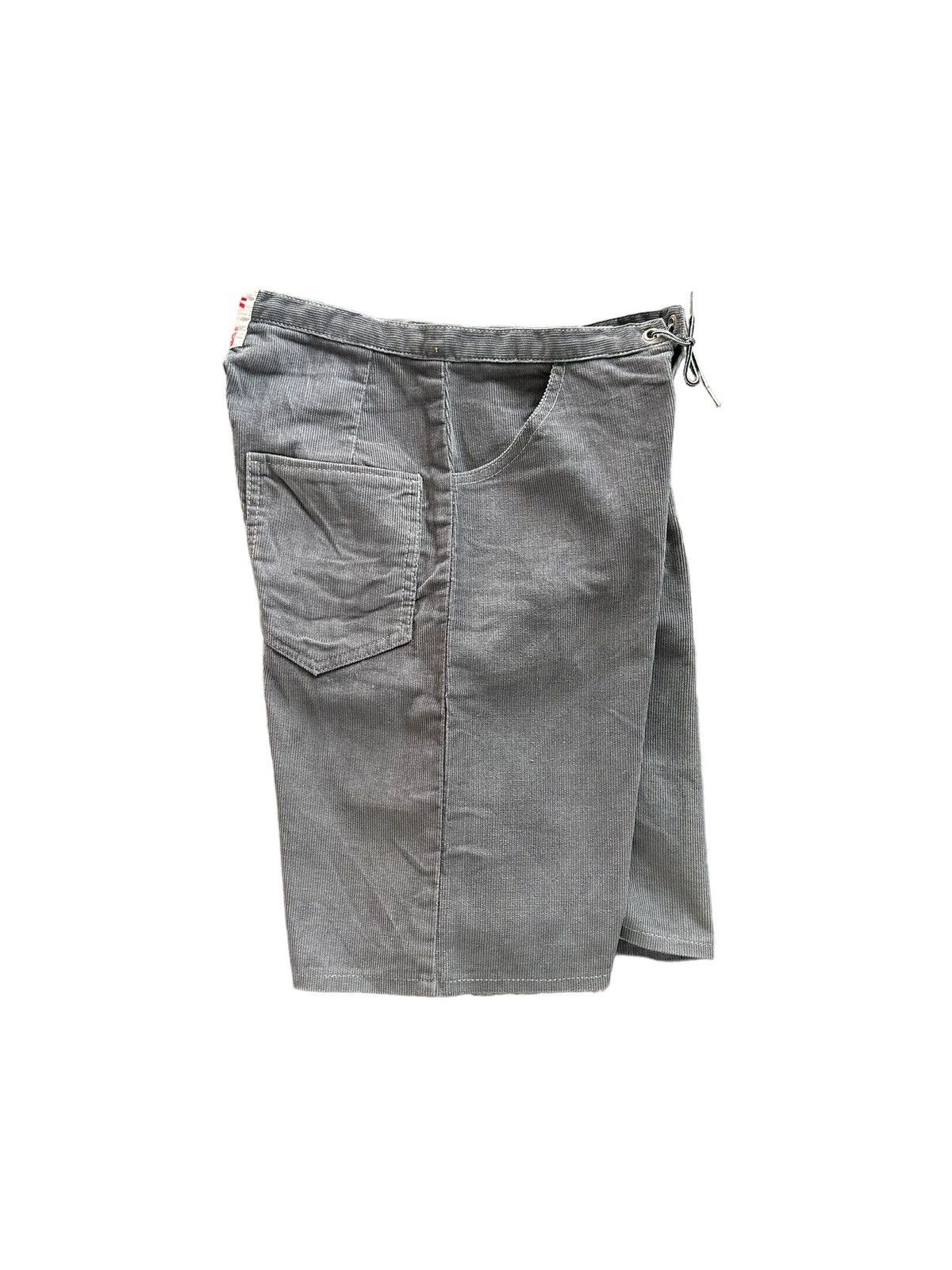 Japanese Brand Birdwell Beach Breachest Corduroy lace up short pants Size US 29 - 6 Thumbnail
