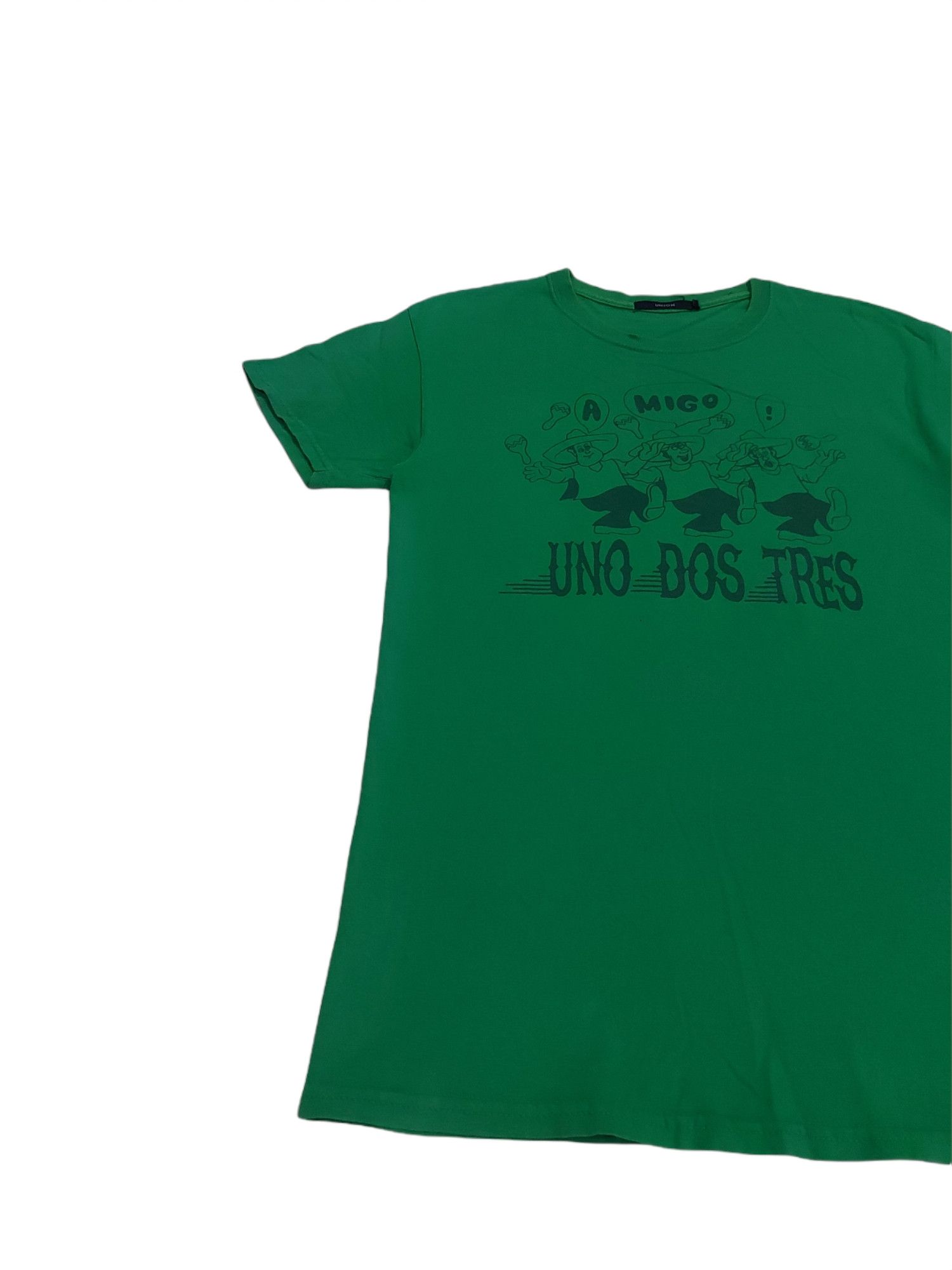 Union LA RARE! UNION "UNO DOS TRES" MEXICAN CARICATURE Size US S / EU 44-46 / 1 - 2 Thumbnail