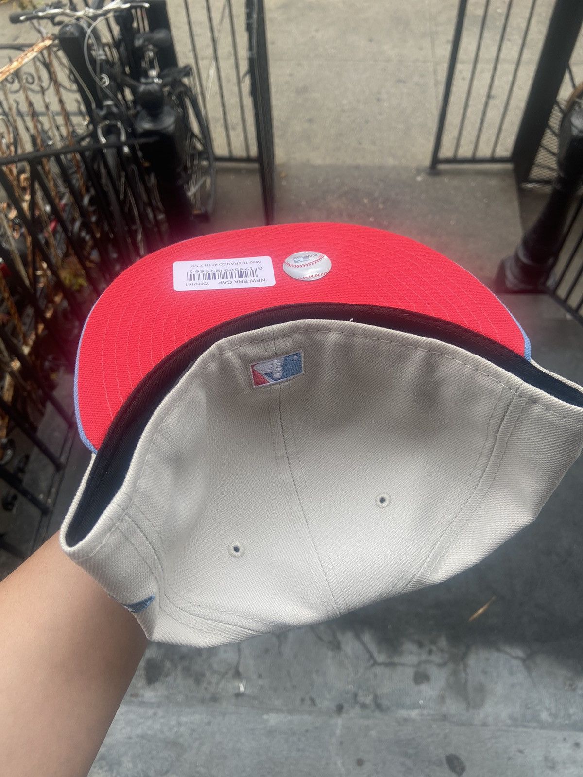 Hat Club × MLB × New Era 7 1/2 Texas Rangers 2 Tone Iced Lava New Era Fitted Size ONE SIZE - 3 Thumbnail