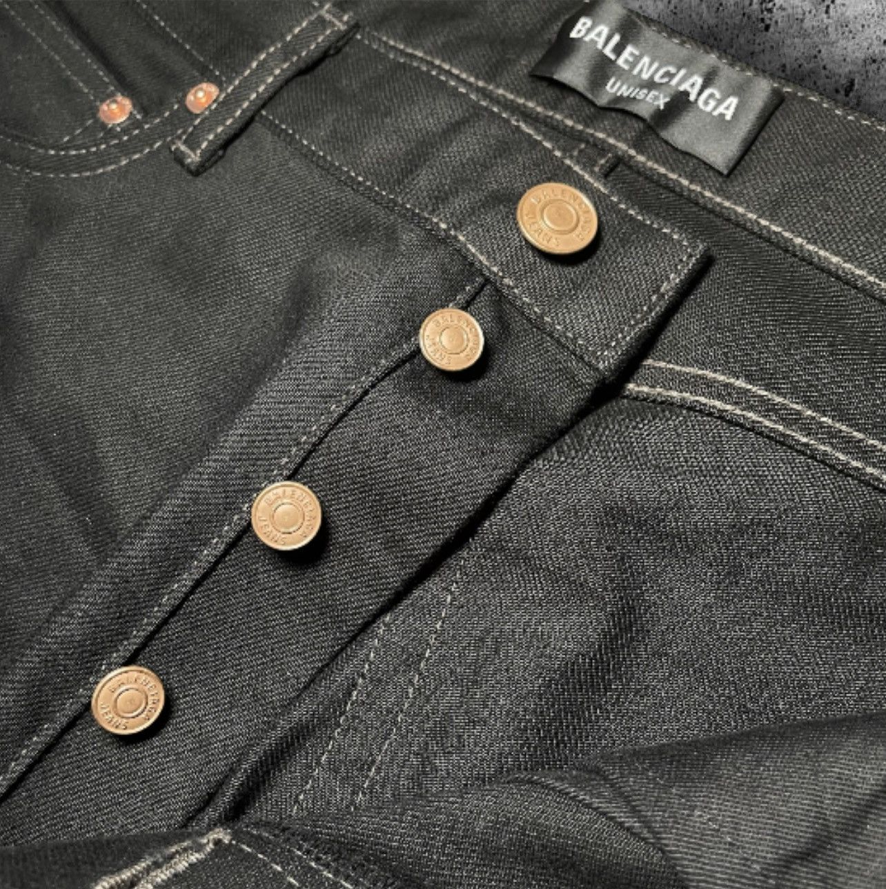 Balenciaga BALENCIAGA “CLASSIC NORMAL FIT BLACK JEANS” Size US 31 - 3 Thumbnail