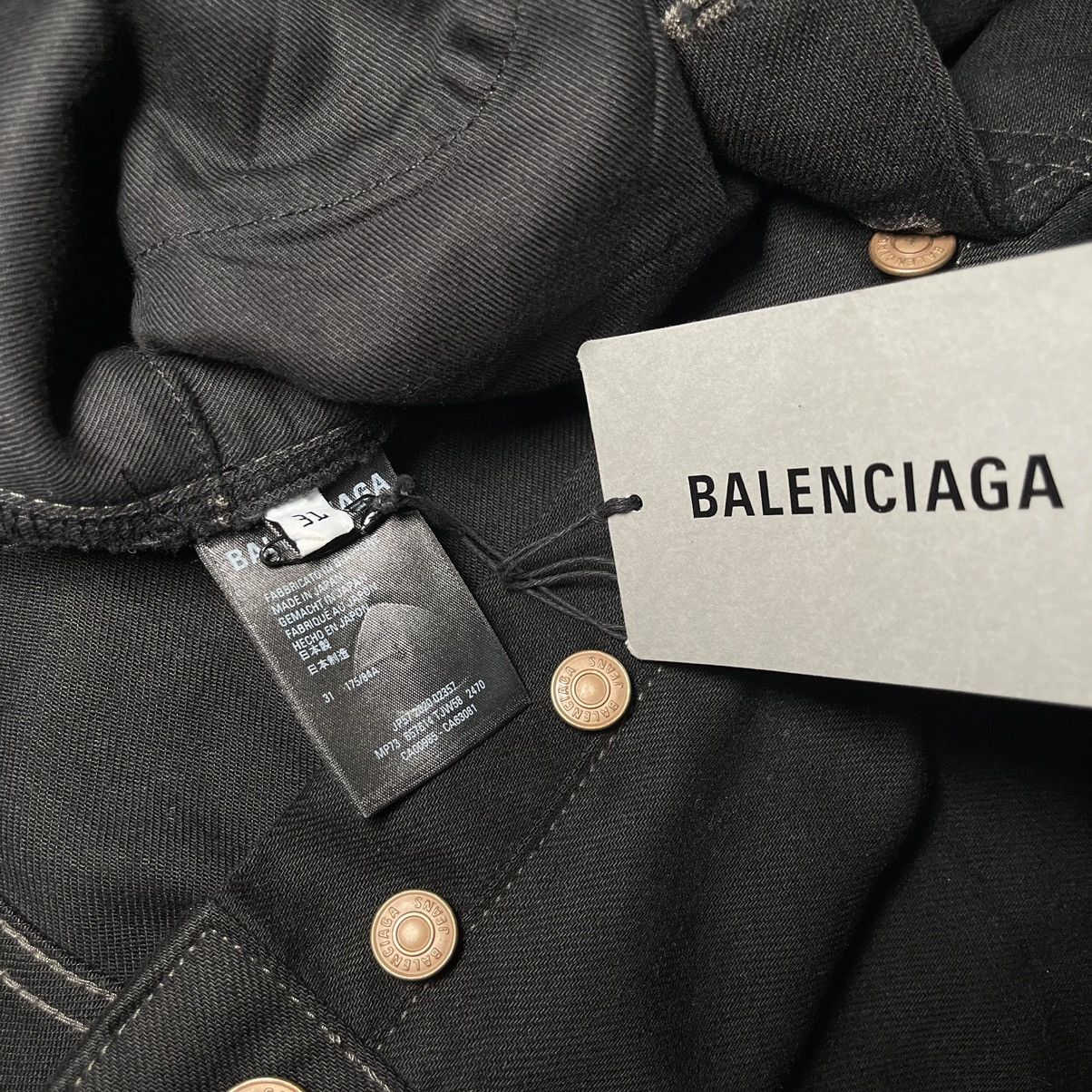 Balenciaga BALENCIAGA “CLASSIC NORMAL FIT BLACK JEANS” Size US 31 - 4 Thumbnail