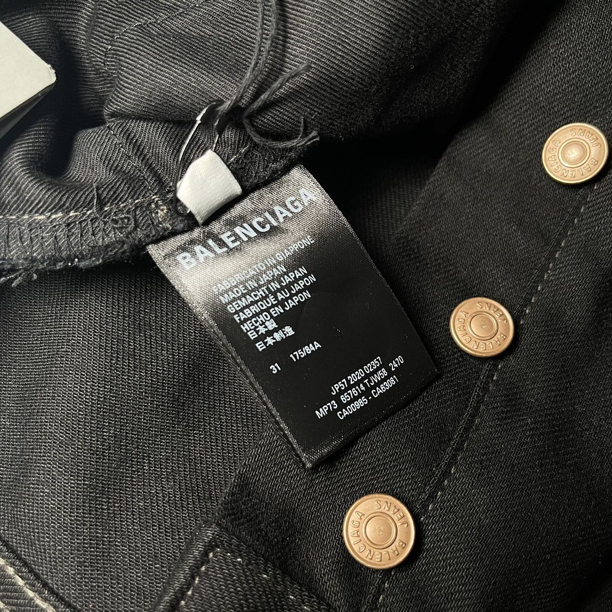 Balenciaga BALENCIAGA “CLASSIC NORMAL FIT BLACK JEANS” Size US 31 - 5 Thumbnail