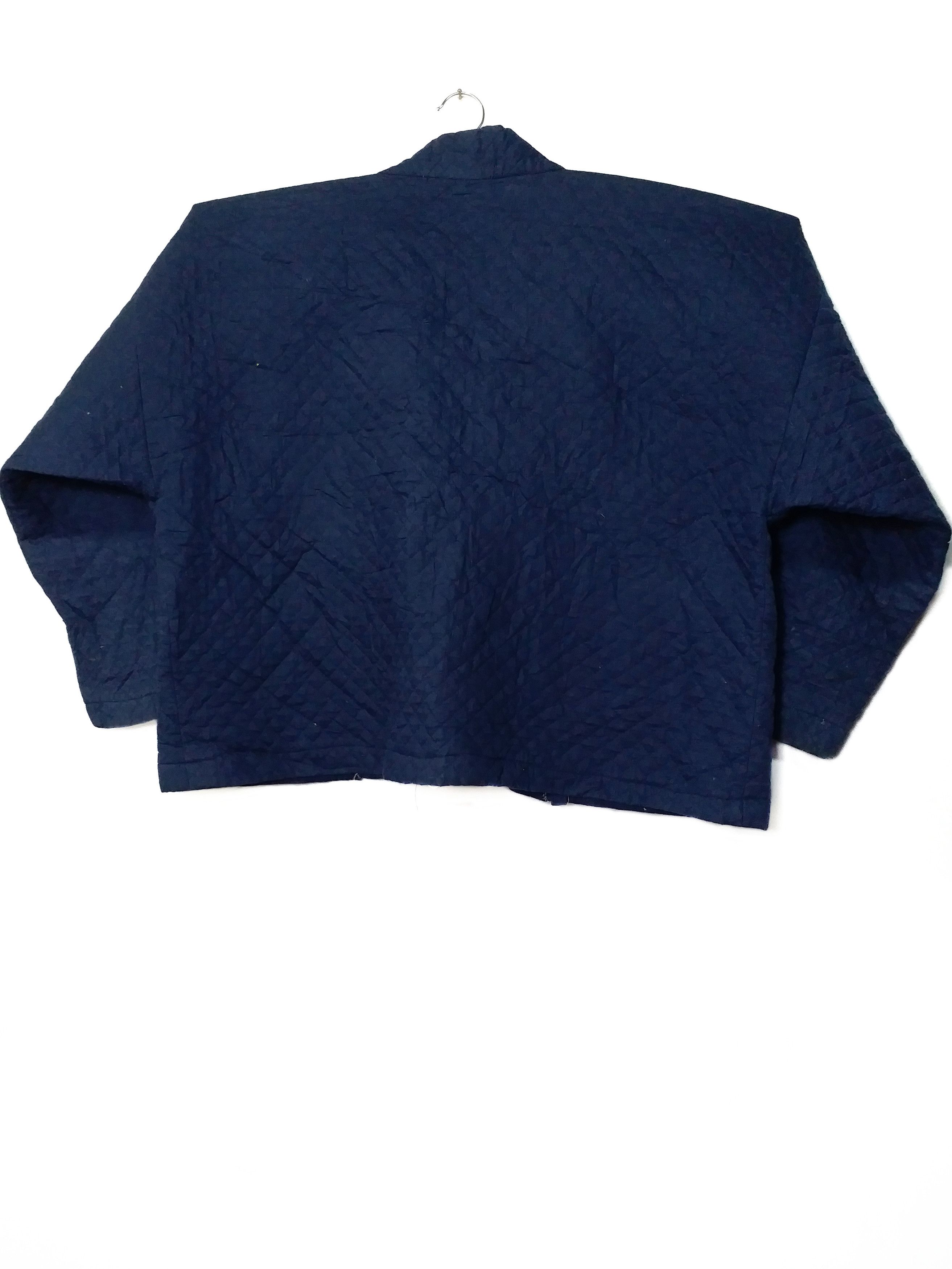 Indigo × Japanese Brand 💥 SASHIKO BORO Kimono Japan Indigo Quilted Japan Tradition Size US M / EU 48-50 / 2 - 2 Thumbnail