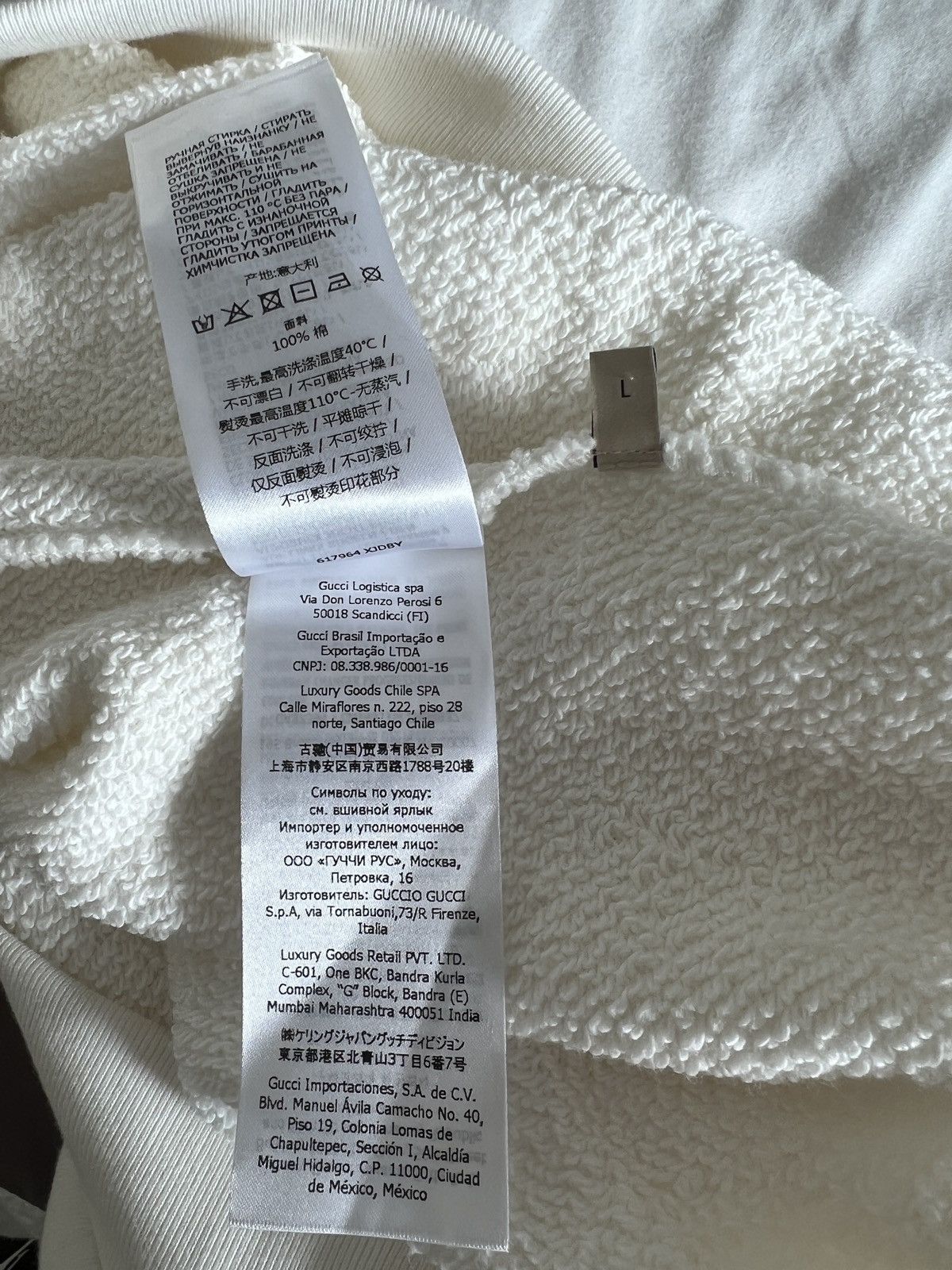 Gucci × The North Face Gucci X The North Face sweater , white, size L Size US L / EU 52-54 / 3 - 10 Thumbnail