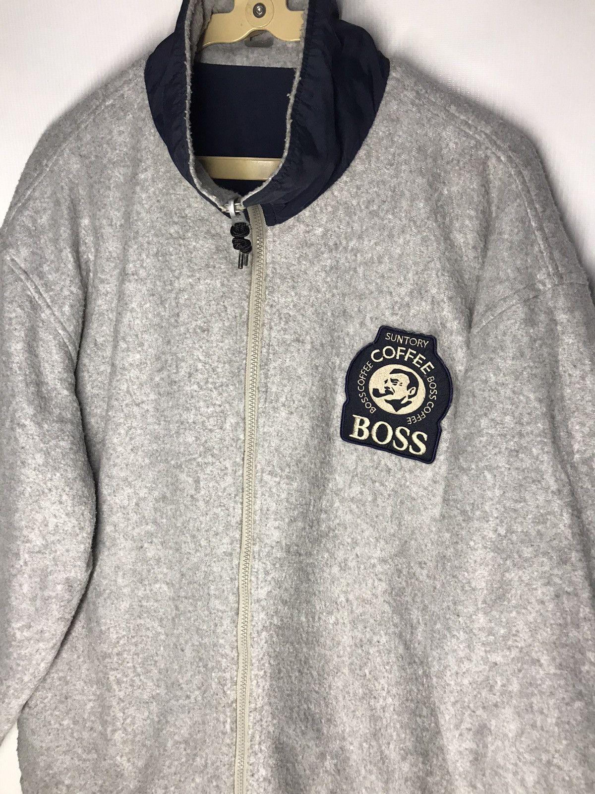 Japanese Brand Suntory coffee boss reversible zipper jacket Size US L / EU 52-54 / 3 - 5 Thumbnail