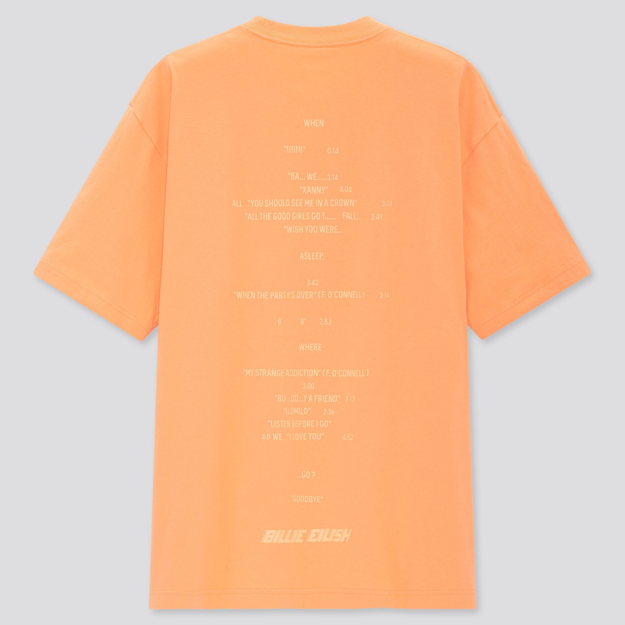 Billie Eilish Uniqlo X BILLIE EILISH T-Shirt TEE Size US XL / EU 56 / 4 - 3 Thumbnail