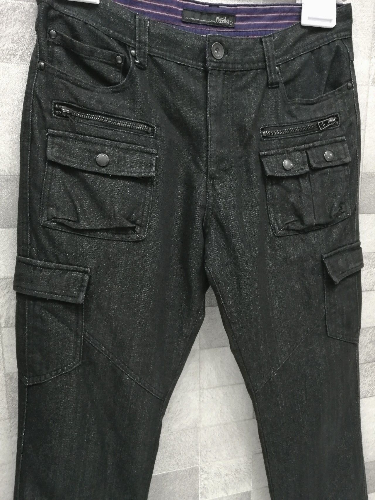 🔥Vintage MOSSIMO Multipocket Cargo Slim Fit Stretch Denim