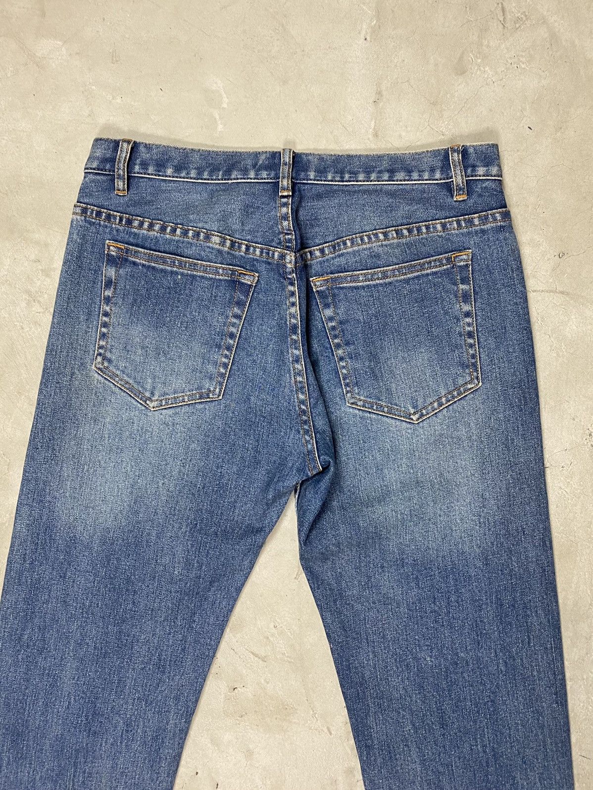 A.P.C. A.P.C. Dark Wash W/ Raw Hems Denims Size US 30 / EU 46 - 5 Thumbnail