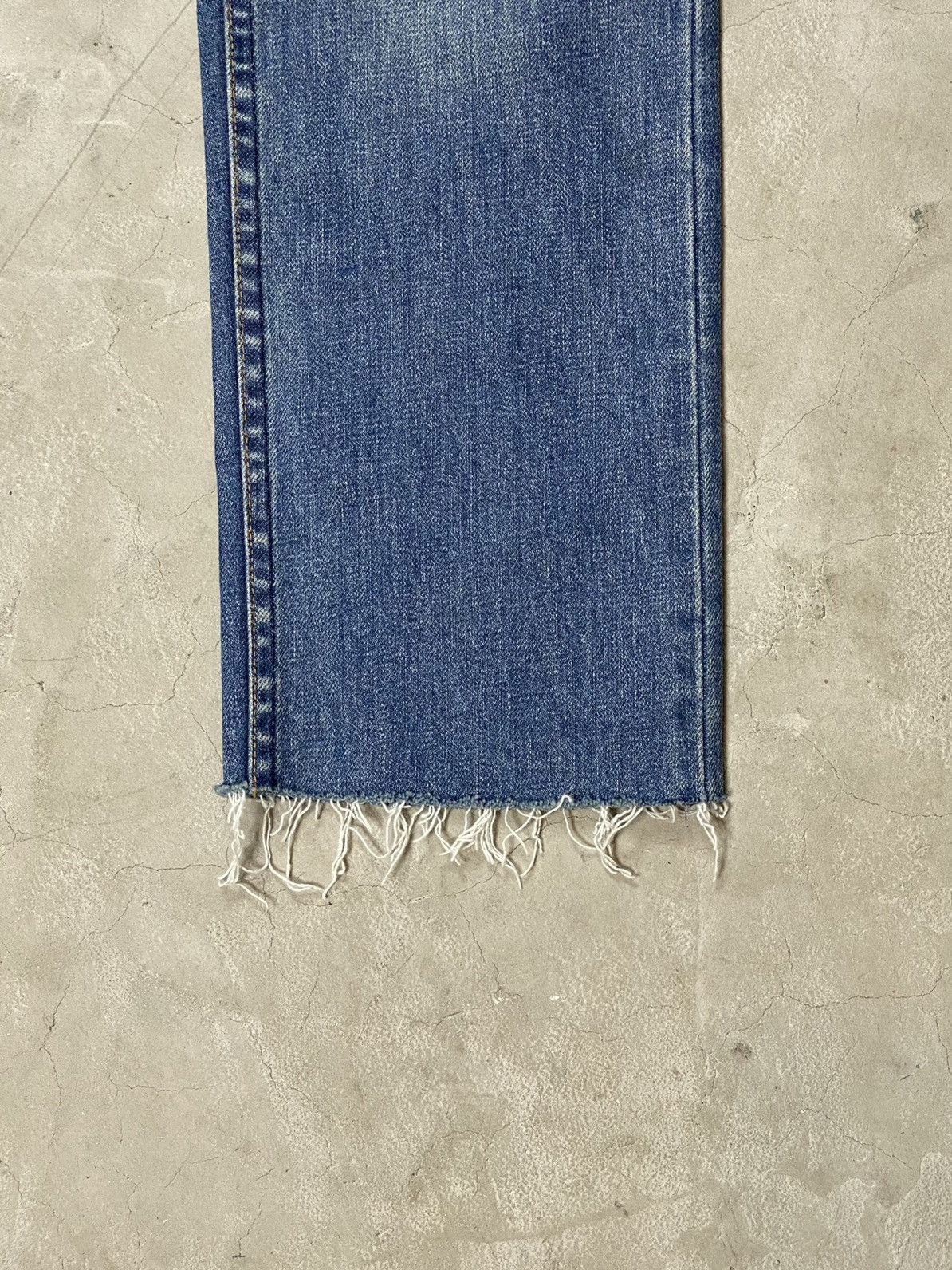 A.P.C. A.P.C. Dark Wash W/ Raw Hems Denims Size US 30 / EU 46 - 4 Thumbnail