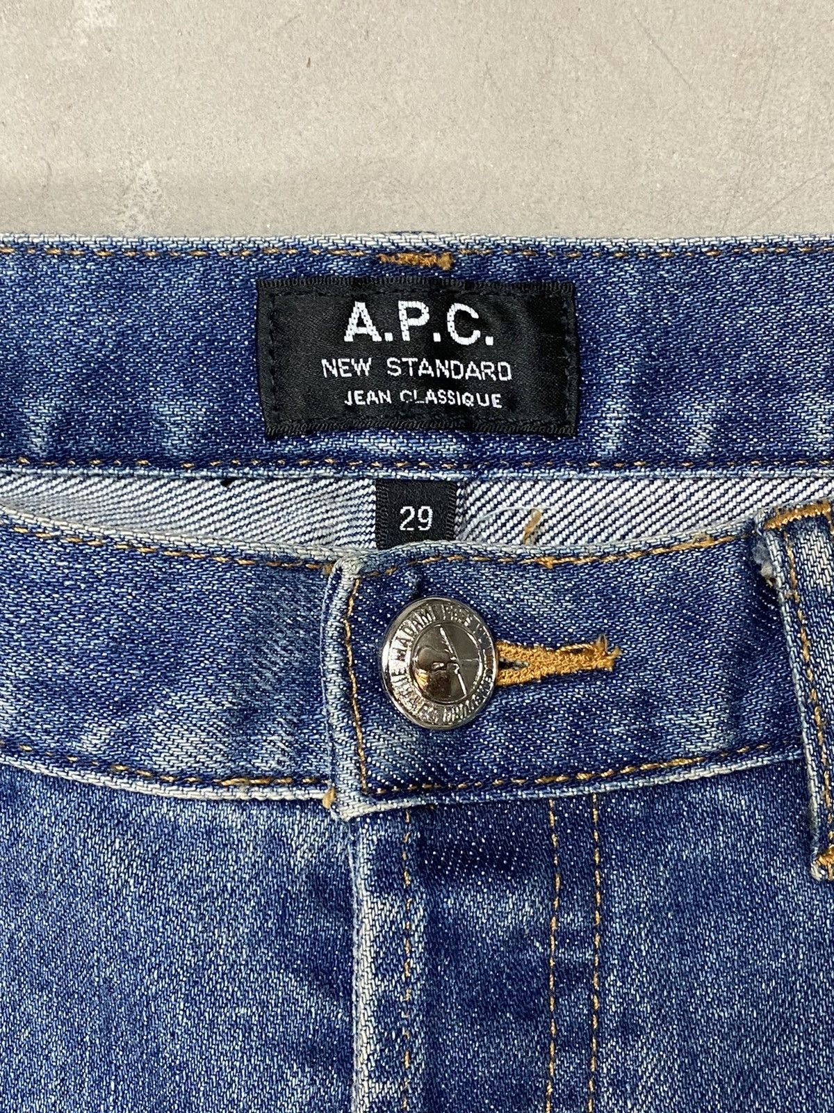A.P.C. A.P.C. Dark Wash W/ Raw Hems Denims Size US 30 / EU 46 - 6 Thumbnail