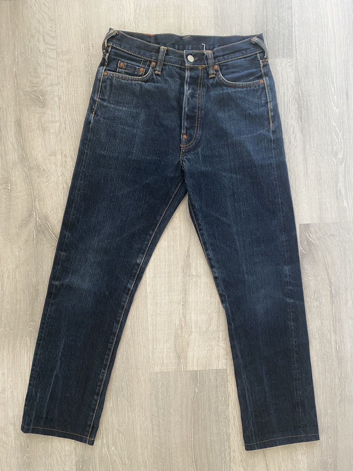 Evisu Evisu Japan vintage selvedge navy jeans black seagulls Size US 28 / EU 44 - 5 Thumbnail