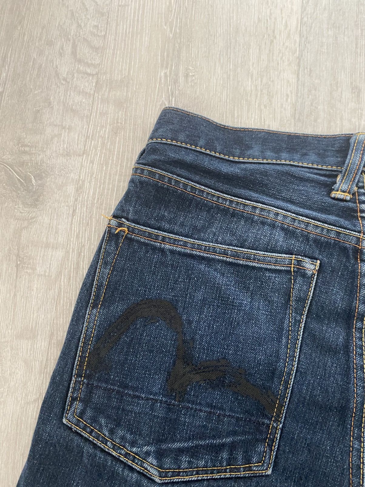 Evisu Evisu Japan vintage selvedge navy jeans black seagulls Size US 28 / EU 44 - 4 Thumbnail