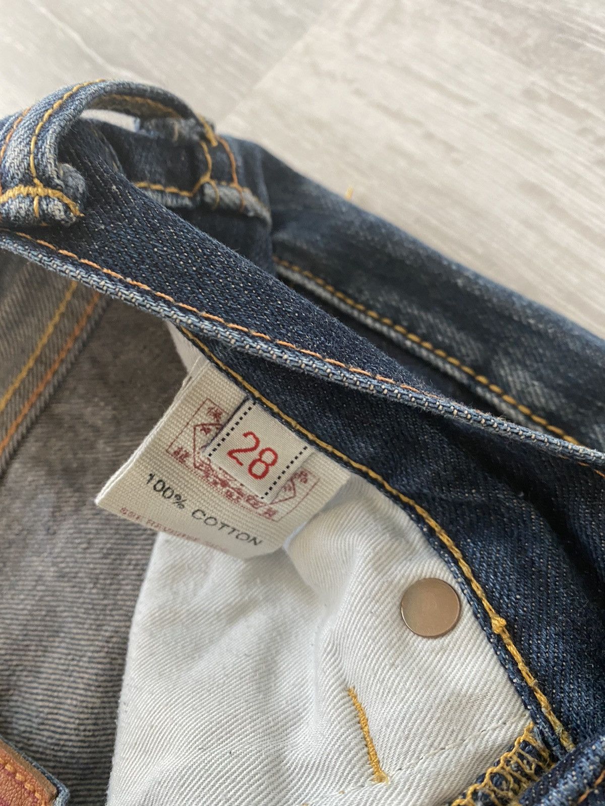 Evisu Evisu Japan vintage selvedge navy jeans black seagulls Size US 28 / EU 44 - 7 Thumbnail