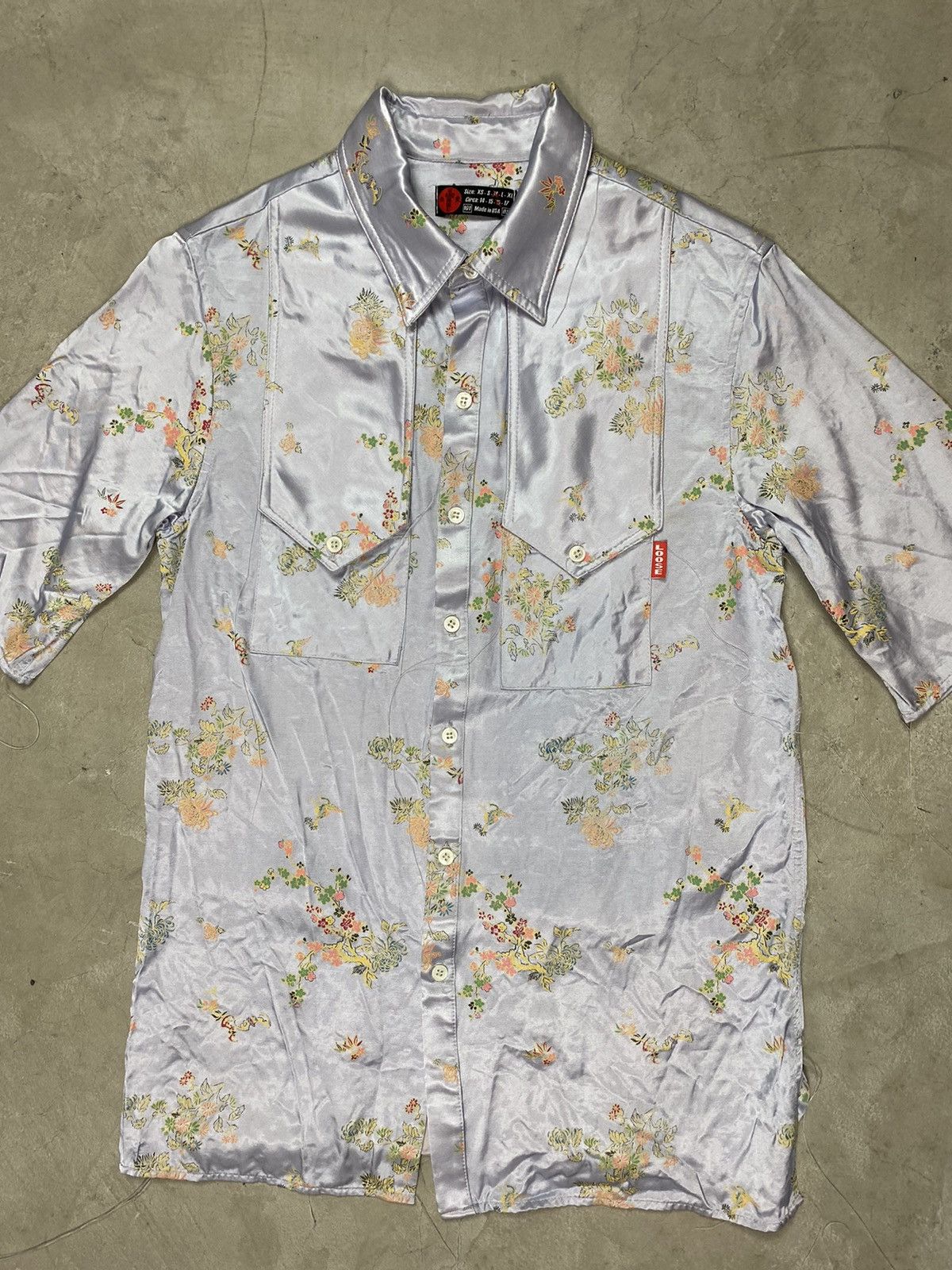 HOMME BOY CO. Homme Boy Co. Silky Japanese Floral Button Up Size US M / EU 48-50 / 2 - 3 Thumbnail