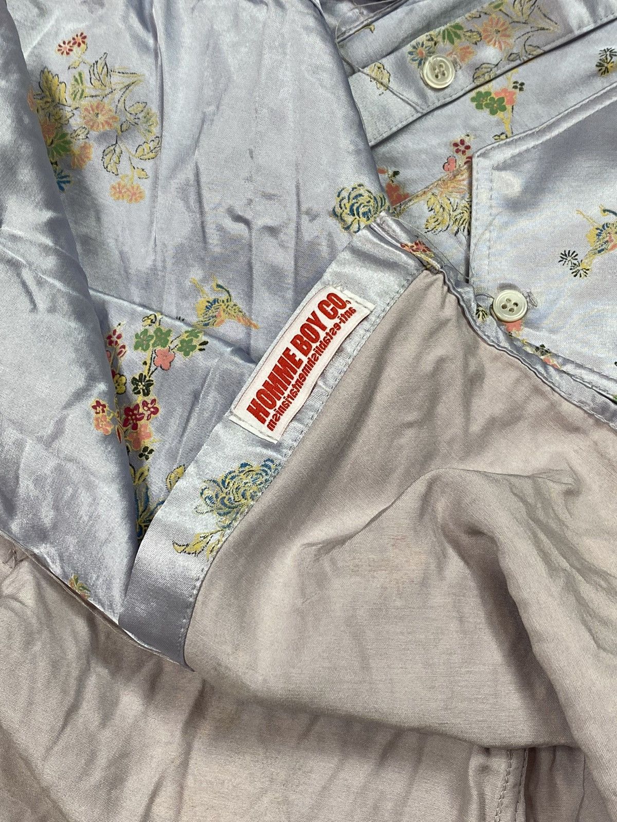 HOMME BOY CO. Homme Boy Co. Silky Japanese Floral Button Up Size US M / EU 48-50 / 2 - 6 Thumbnail