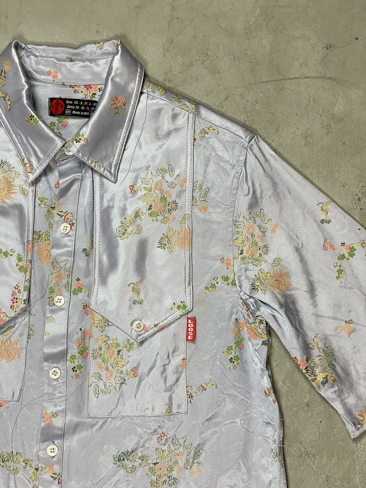 HOMME BOY CO. Homme Boy Co. Silky Japanese Floral Button Up Size US M / EU 48-50 / 2 - 4 Thumbnail