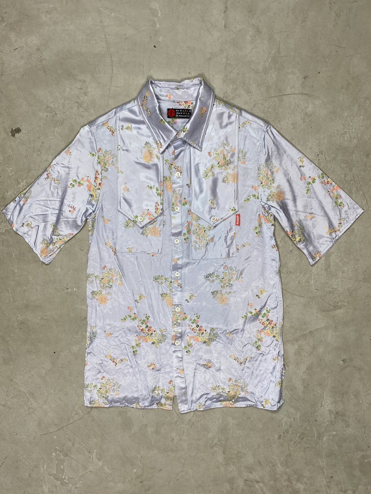 HOMME BOY CO. Homme Boy Co. Silky Japanese Floral Button Up Size US M / EU 48-50 / 2 - 1 Thumbnail