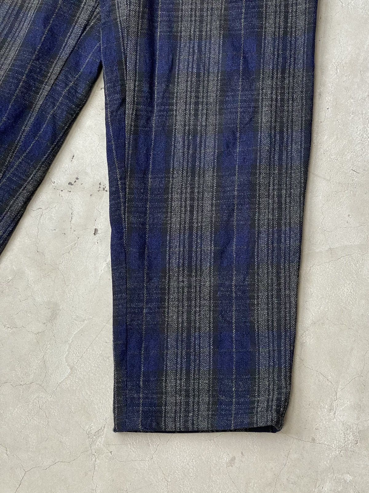 Comme des Garcons Homme Plus 2002 CDGHP Plaid Cropped Pants Size US 32 / EU 48 - 3 Thumbnail