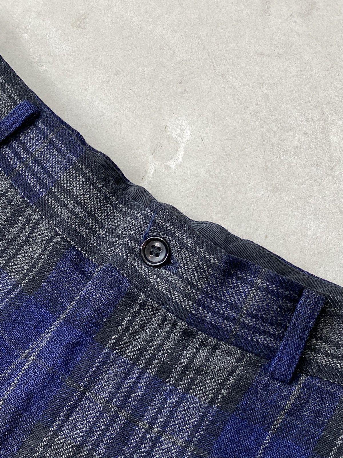 Comme des Garcons Homme Plus 2002 CDGHP Plaid Cropped Pants Size US 32 / EU 48 - 6 Thumbnail