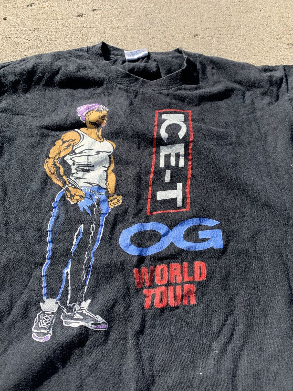 Vintage 1991 Vintage Ice T World Homicide Size US XL / EU 56 / 4 - 2 Thumbnail