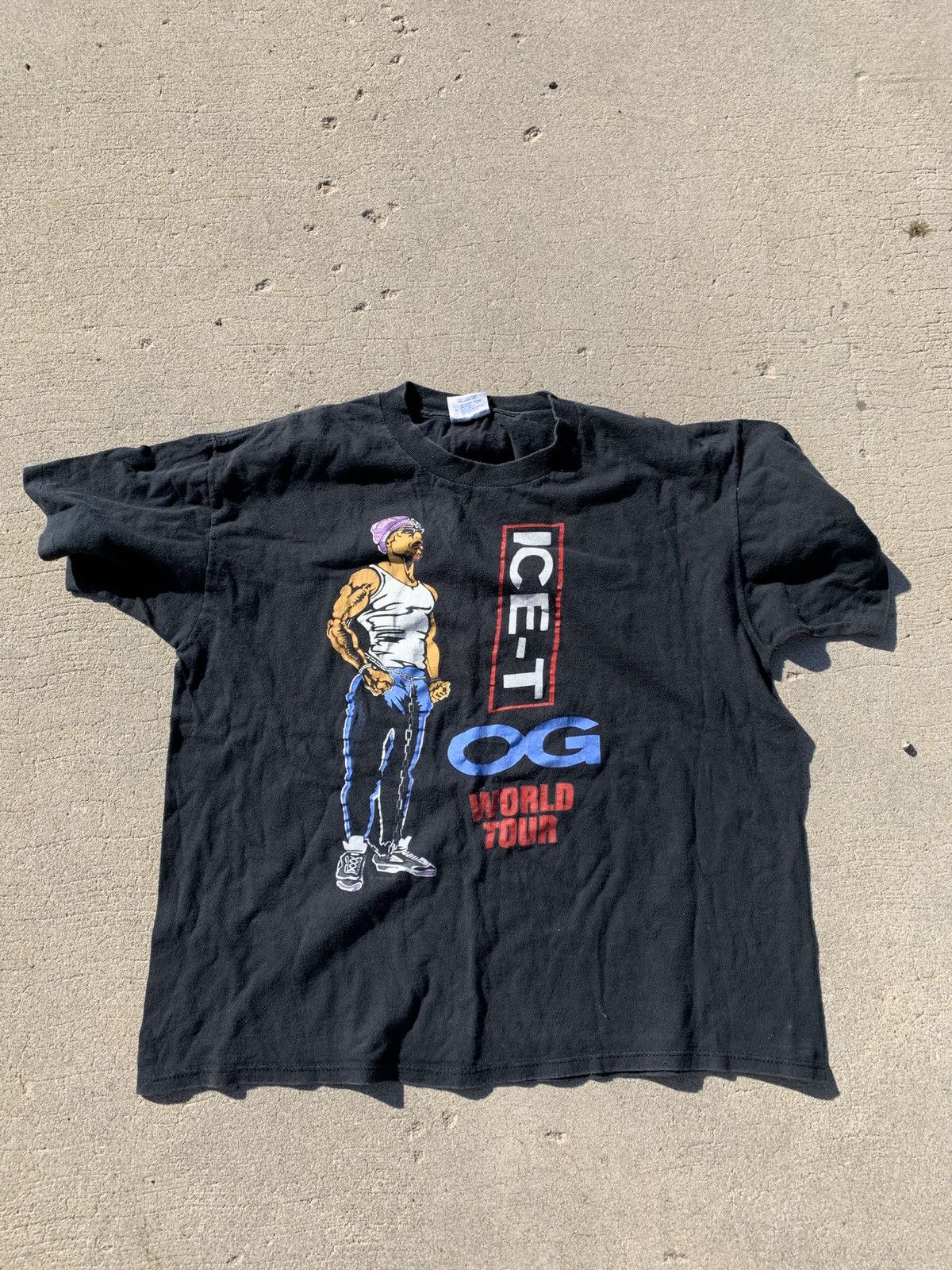 Vintage 1991 Vintage Ice T World Homicide Size US XL / EU 56 / 4 - 1 Thumbnail